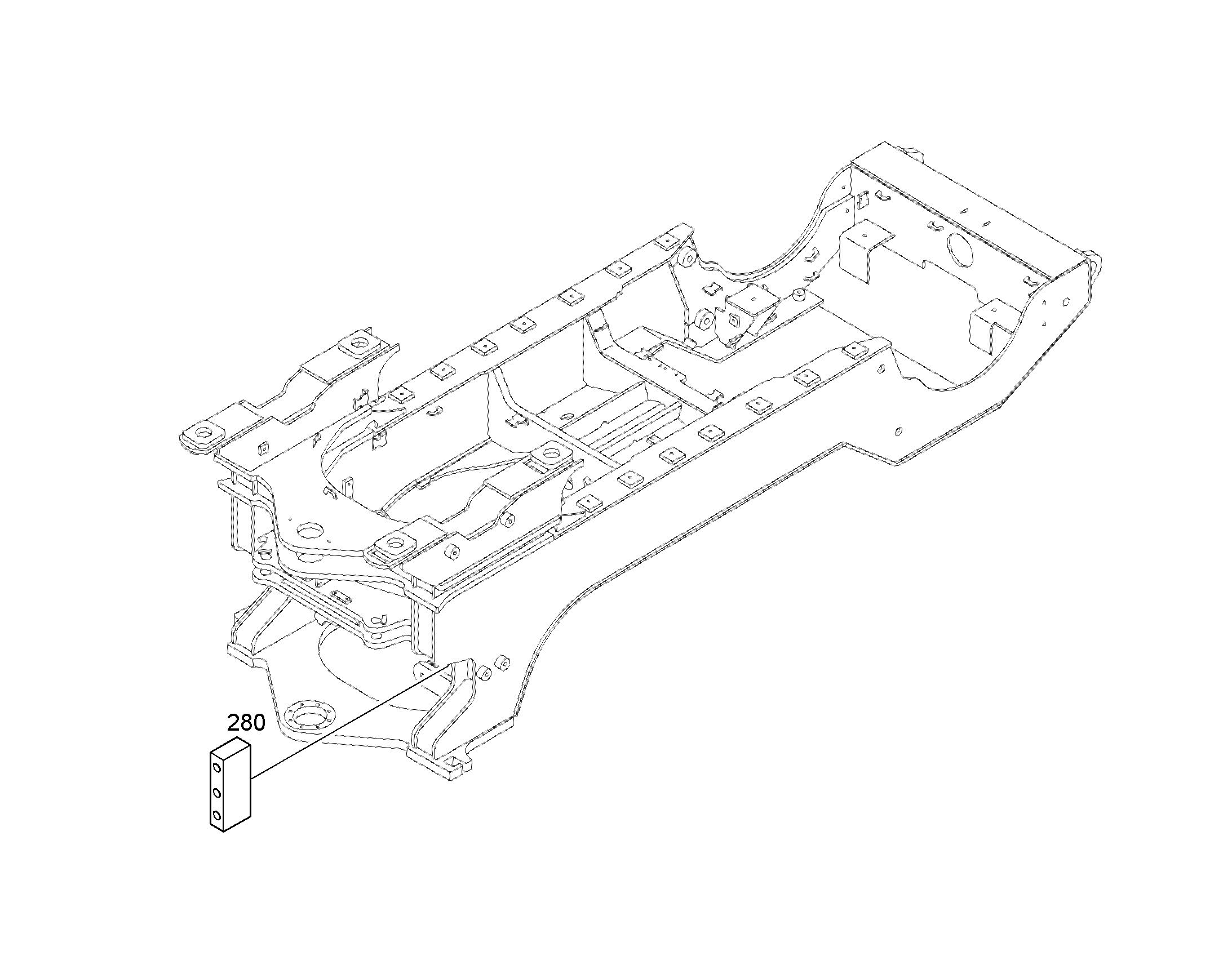 ПЛАНКА СМАЗОЧНАЯ 9616435 LIEBHERR