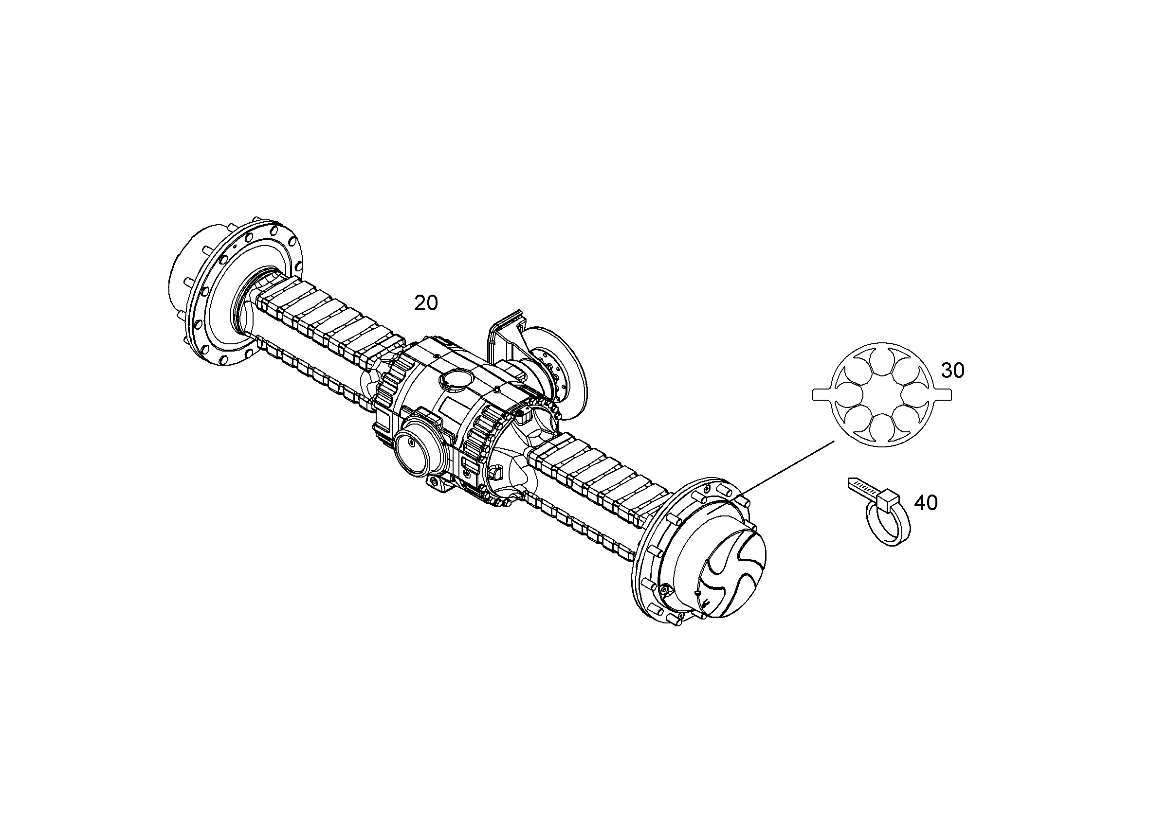 ХОМУТ КАБЕЛЯ 7,9X362 11696256 LIEBHERR