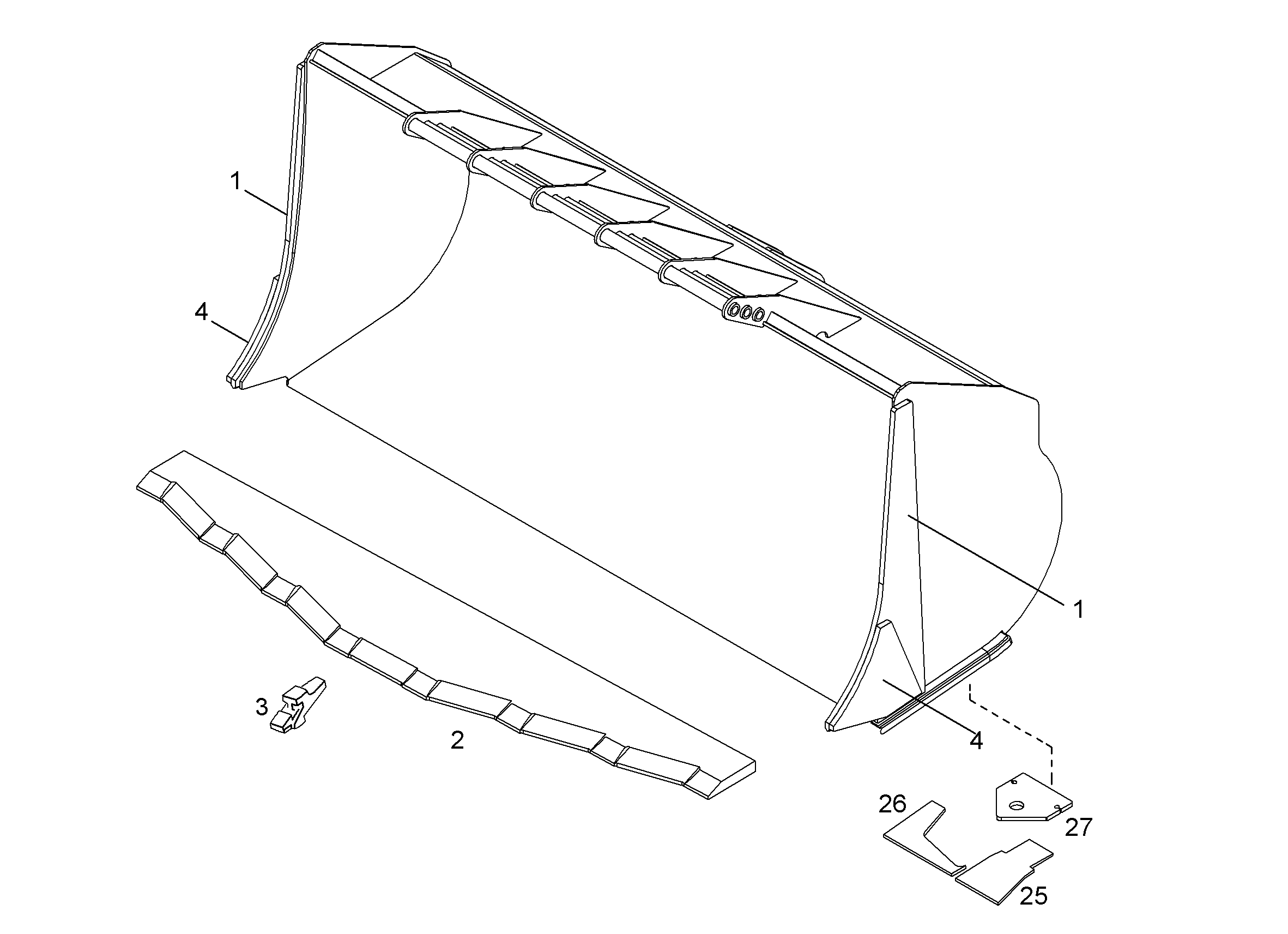 РЕЖУЩАЯ КРОМКА 9608316 LIEBHERR