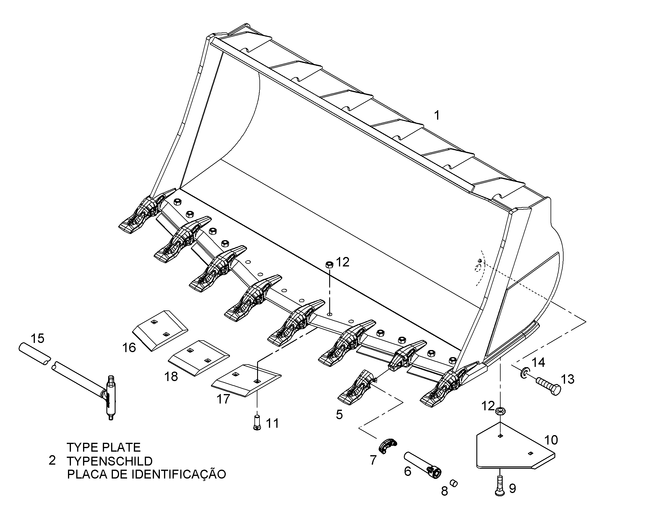 ПЛАСТИНА ЗАМЫКАЮЩАЯ 9067219 LIEBHERR