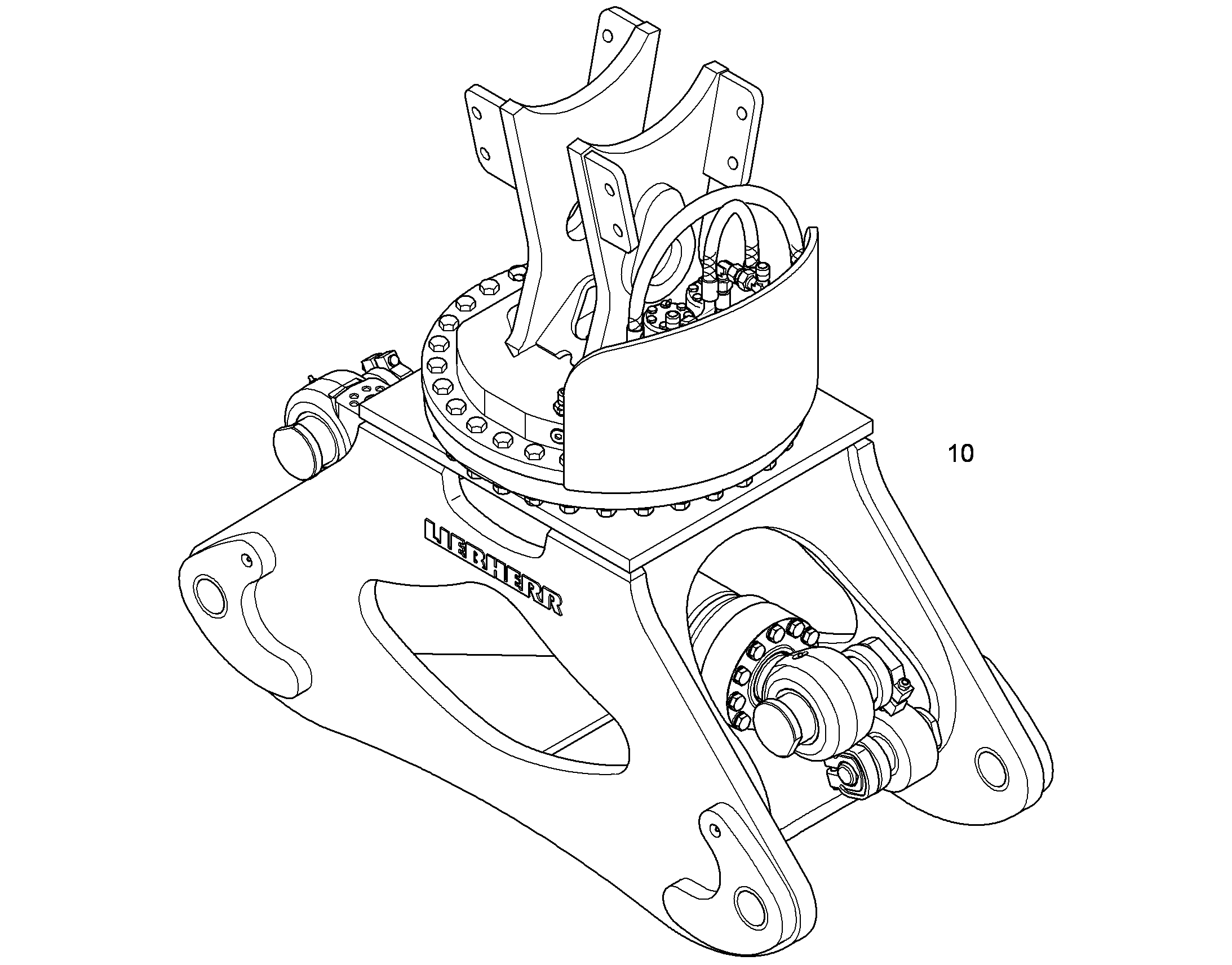 МЕХАНИКА ГРЕЙФЕРА GMH 50 9632743 LIEBHERR