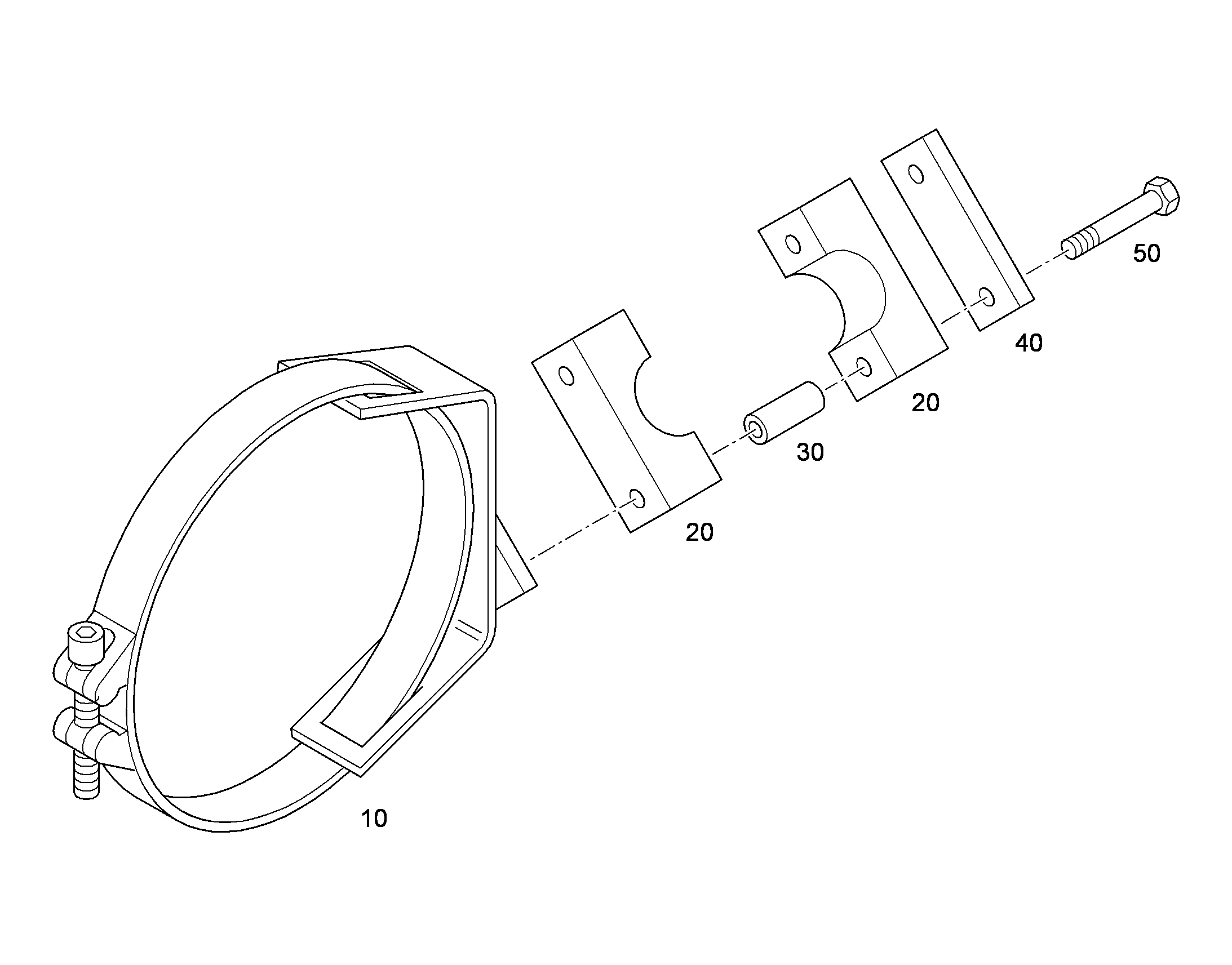 КЛЕММА ПОЛОВИННАЯ AEHNL.DIN 3015 S 3 G 32 PP HUE 7367237 LIEBHERR