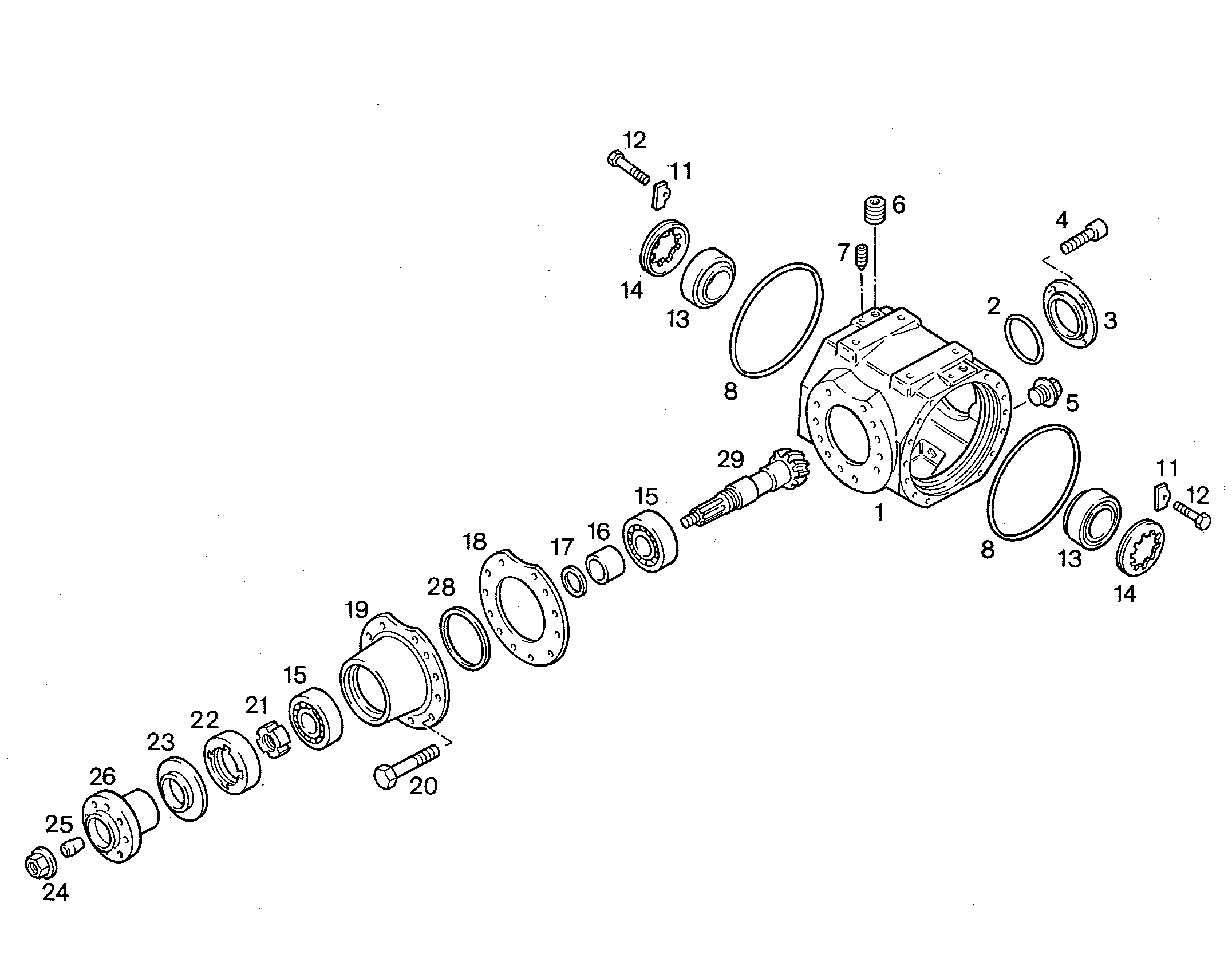 ГАЙКА ВАЛА 7615869 LIEBHERR