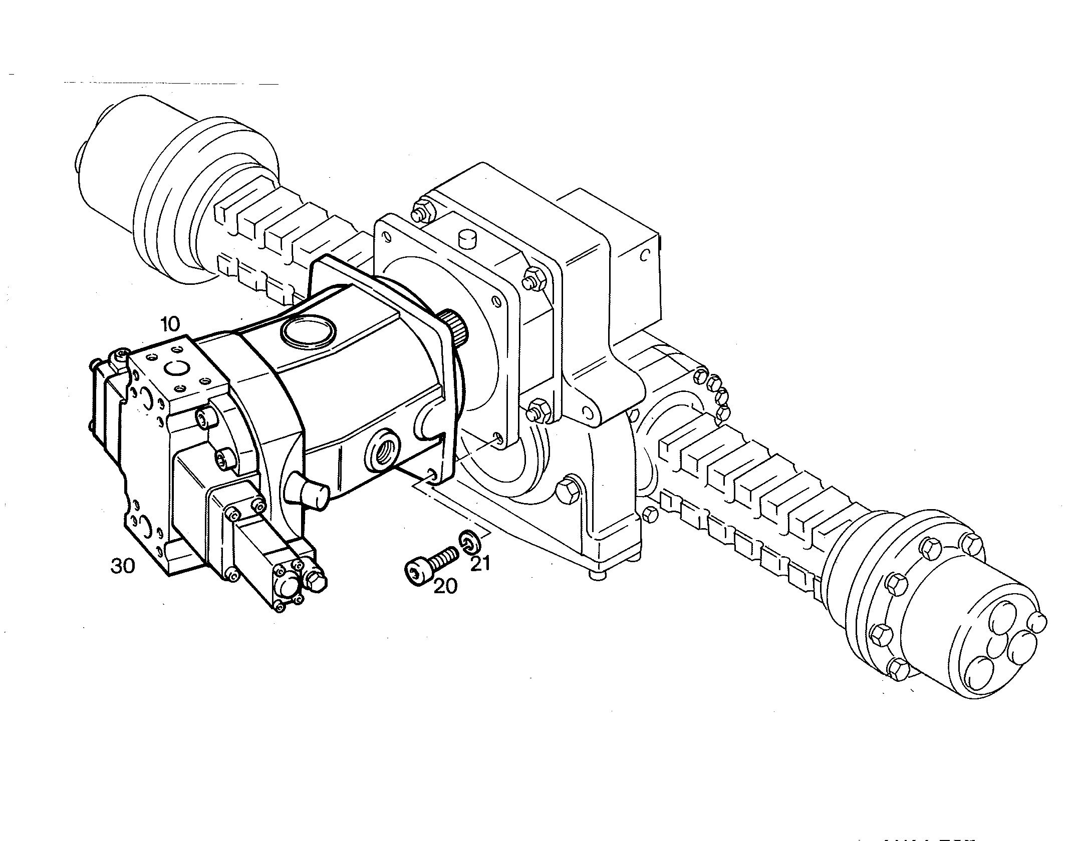 ПРЕДВАР.МОНТАЖ ХОД.ДВИГАТЕЛЬ 9504185 LIEBHERR