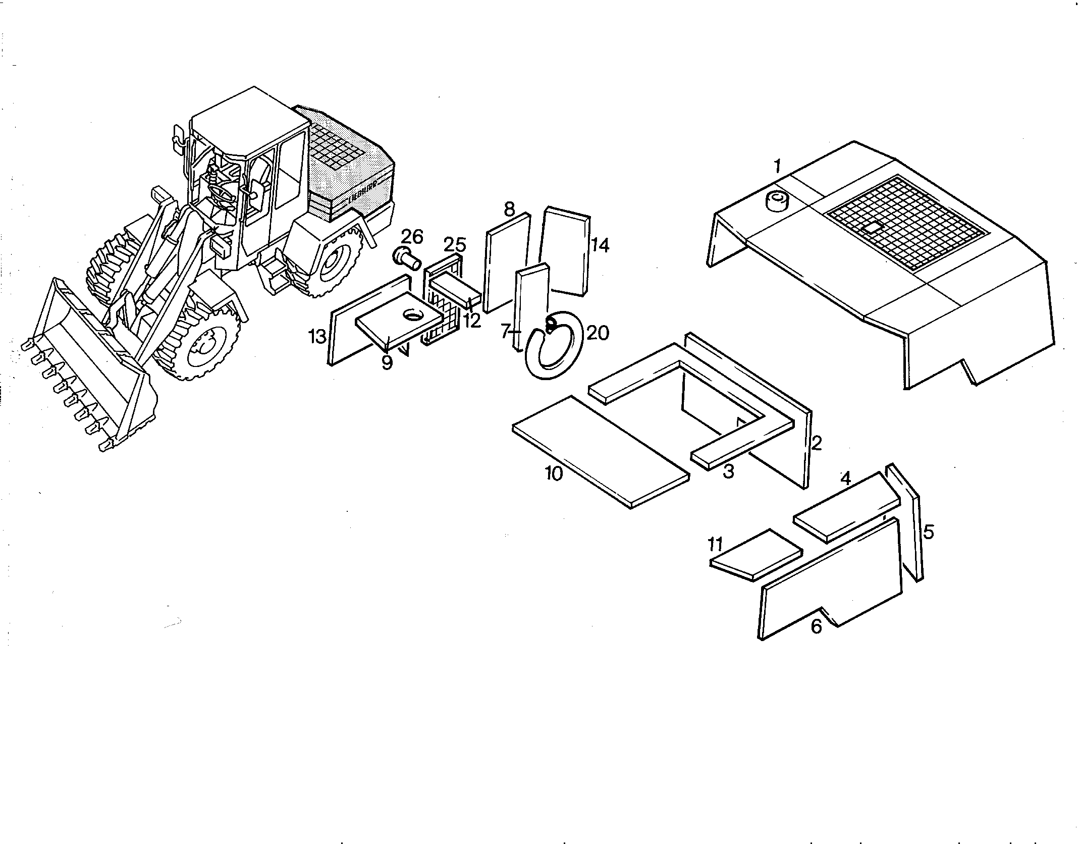 МАТ ИЗОЛЯЦИОННЫЙ 9504667 LIEBHERR