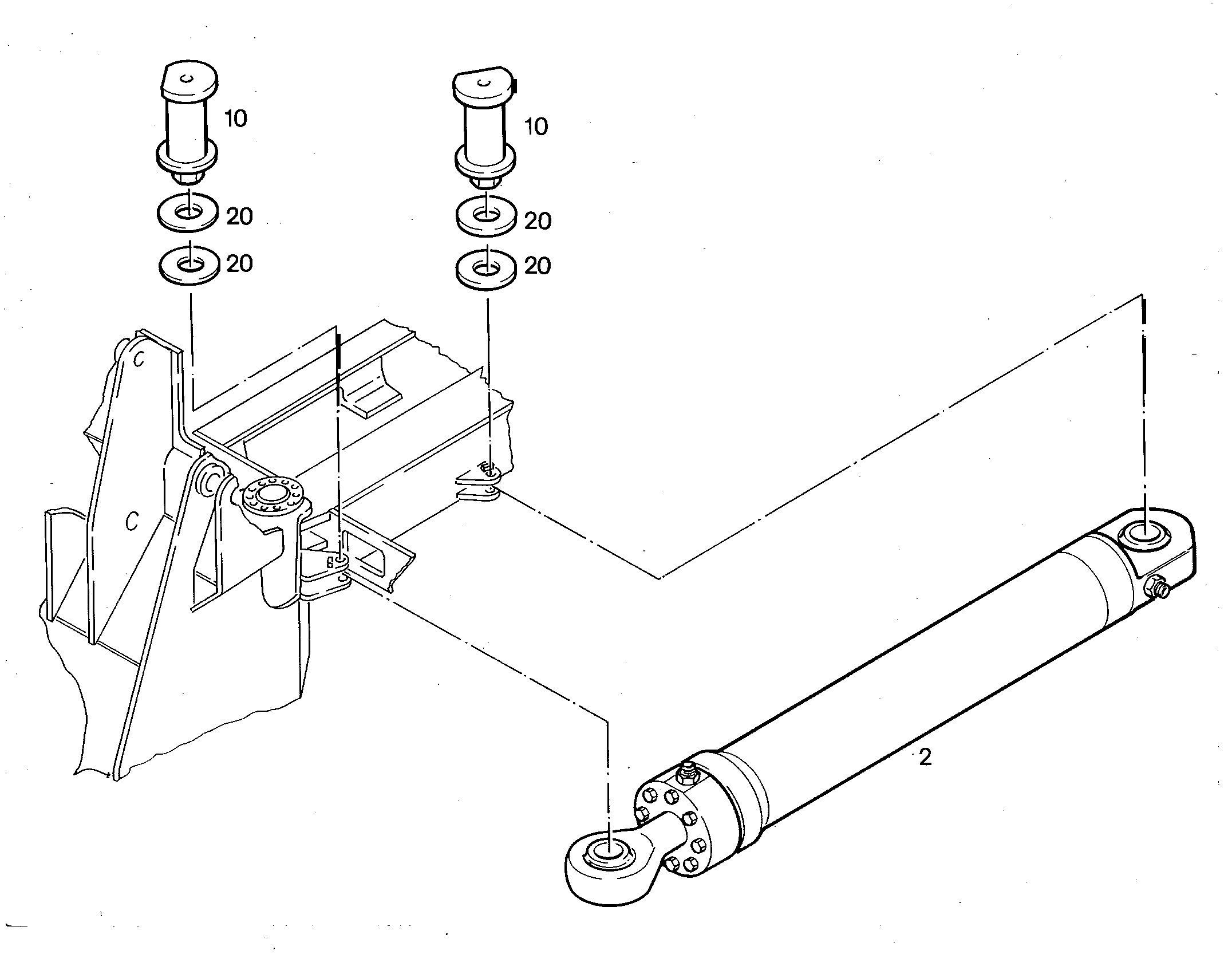 ПРОМЕЖУТОЧНОЕ КОЛЬЦО 30,2X38X3,5 9503905 LIEBHERR