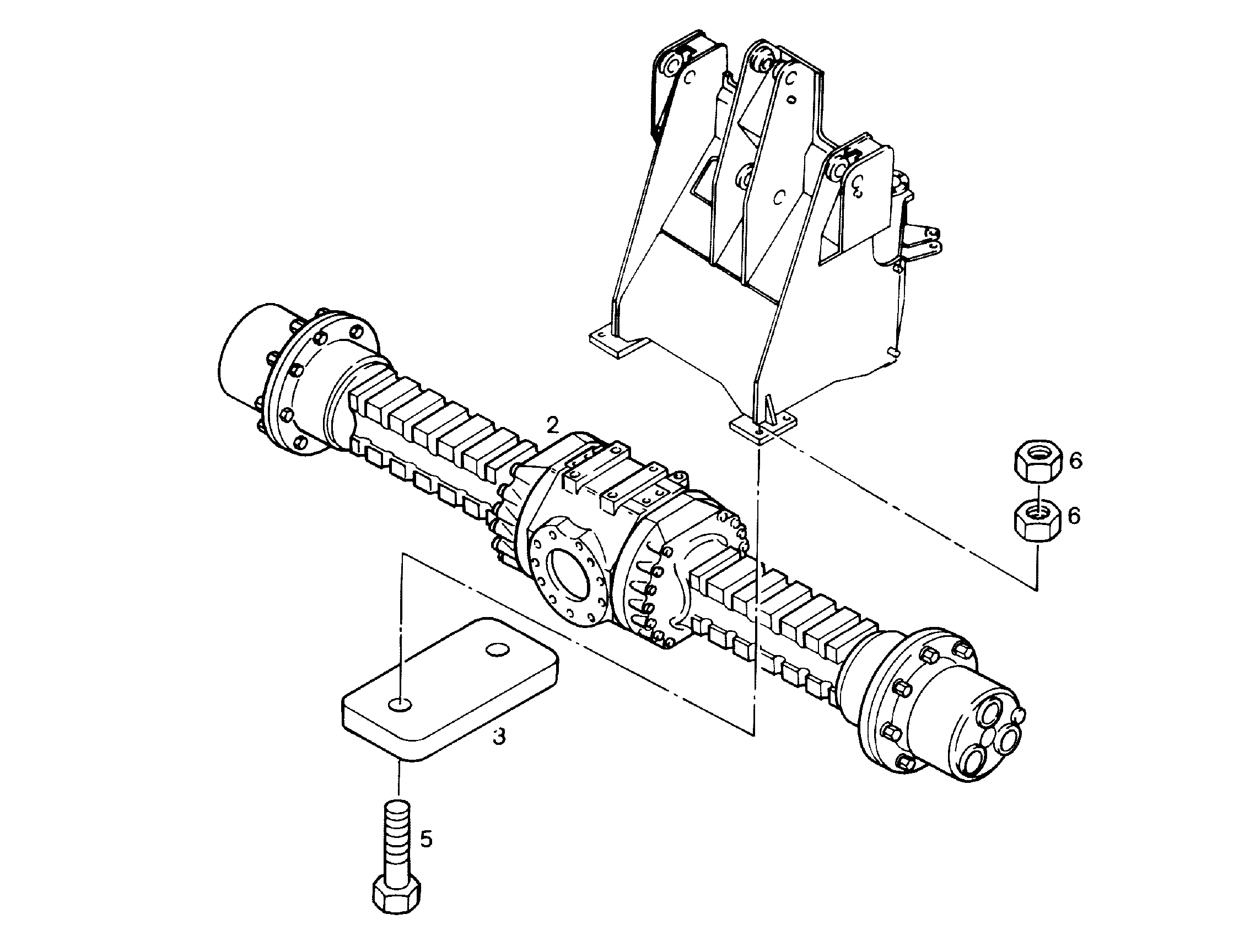 ШЕСТИГРАННАЯ ГАЙКА M24 10425688 LIEBHERR
