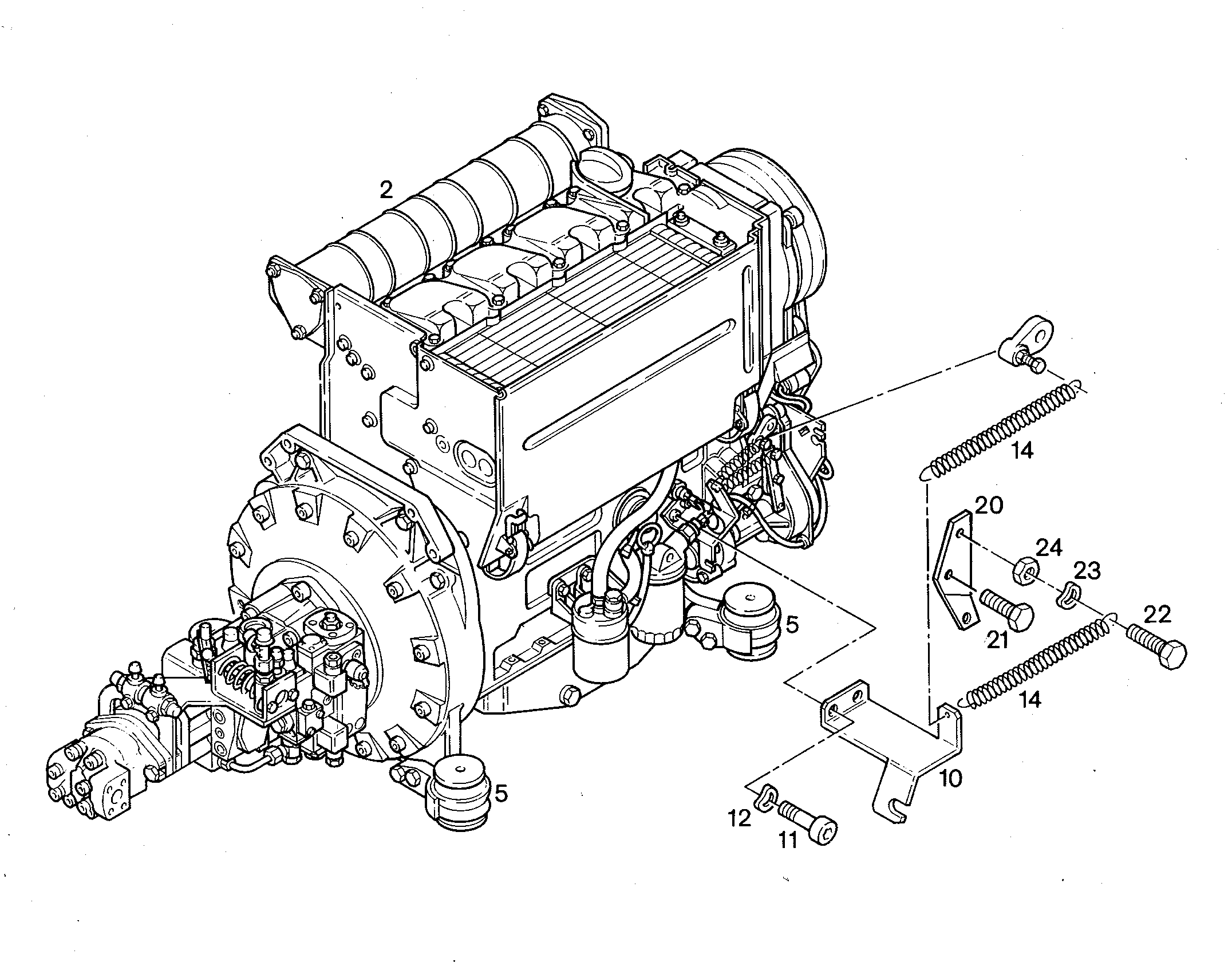 ПРУЖИНА НАТЯЖНАЯ 0,8 7010599 LIEBHERR