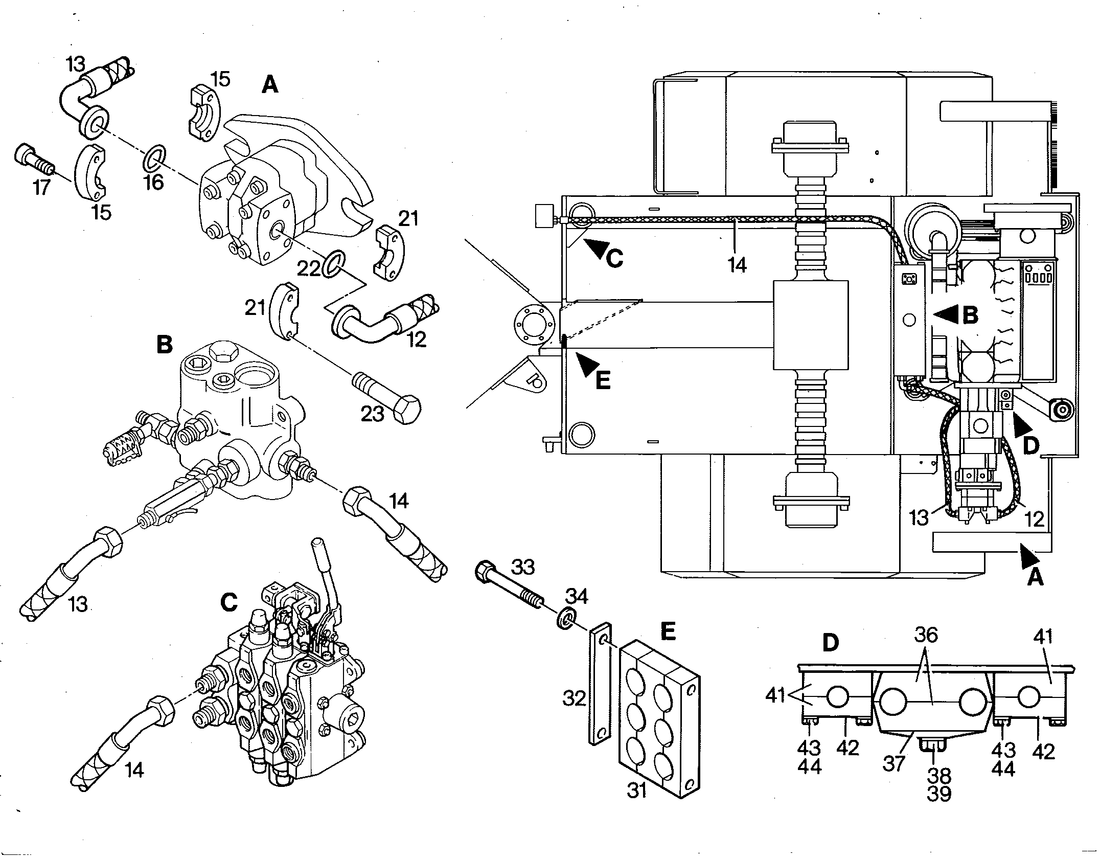 КЛЕММА ПОЛОВИННАЯ DIN 3015-1 L 3 G 25 PP SW 10216175 LIEBHERR