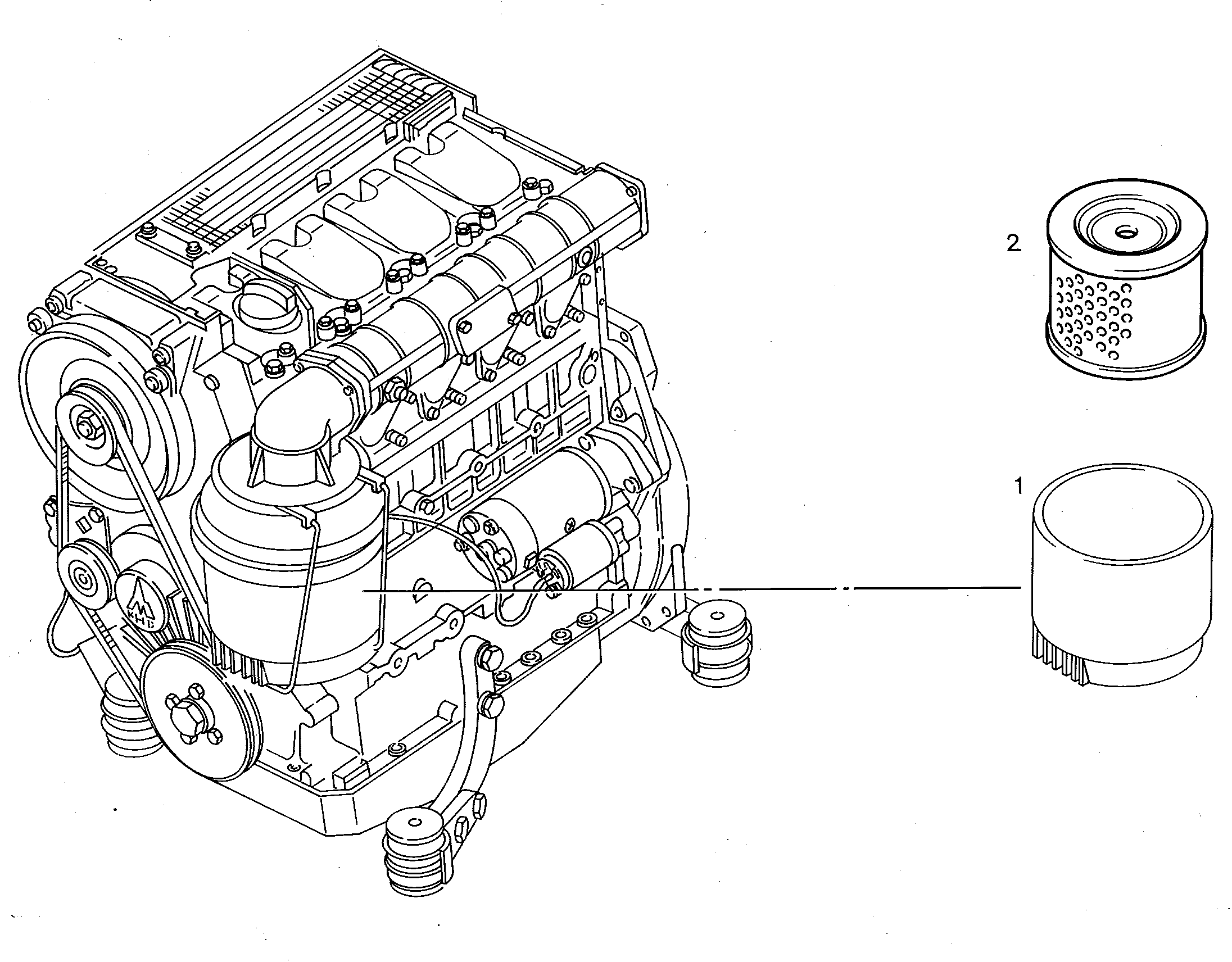 ФИЛЬТРУЮЩИЙ ЭЛЕМЕНТ 7014968 LIEBHERR