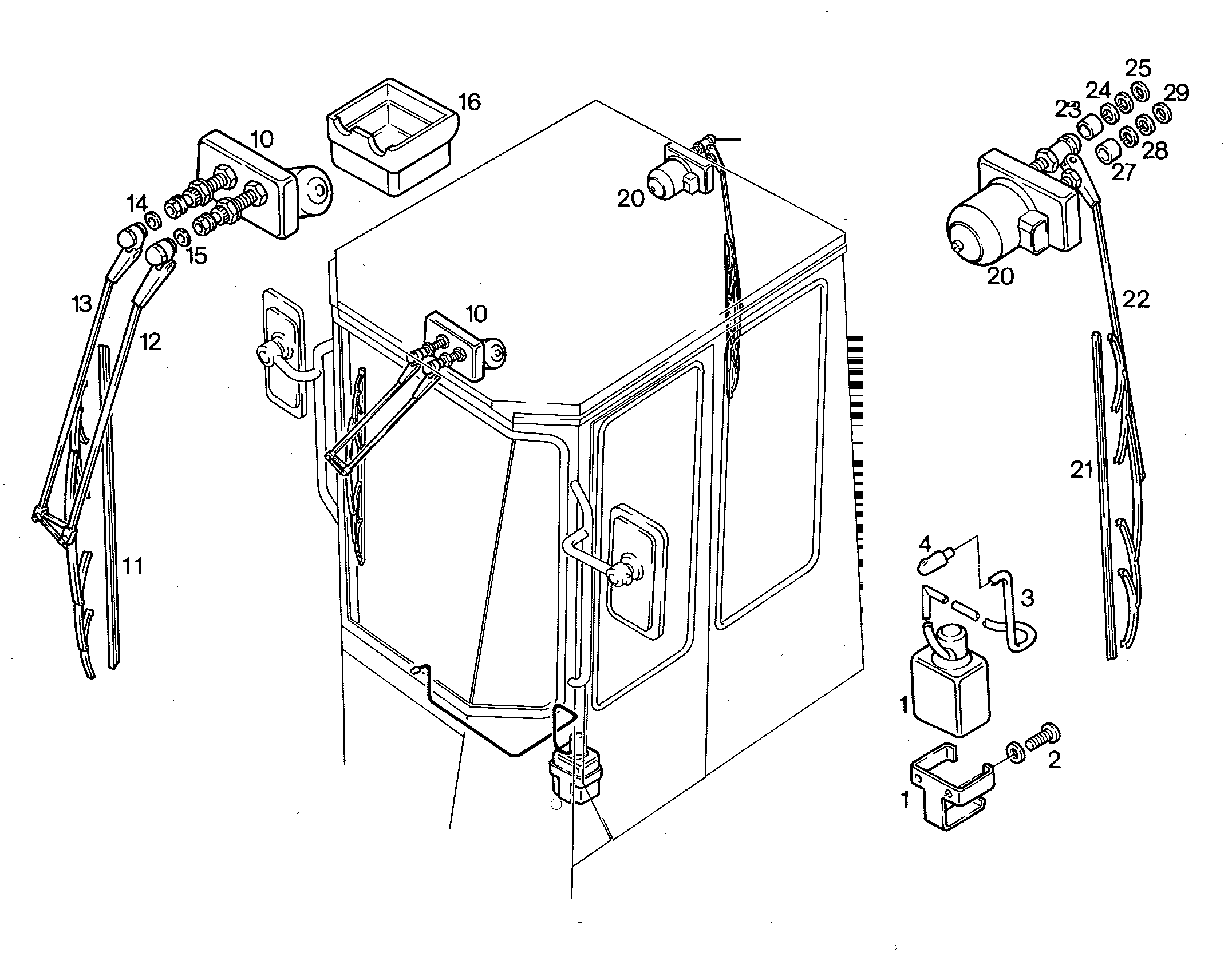 СТЕКЛООЧИСТИТЕЛЬ 5605030 LIEBHERR