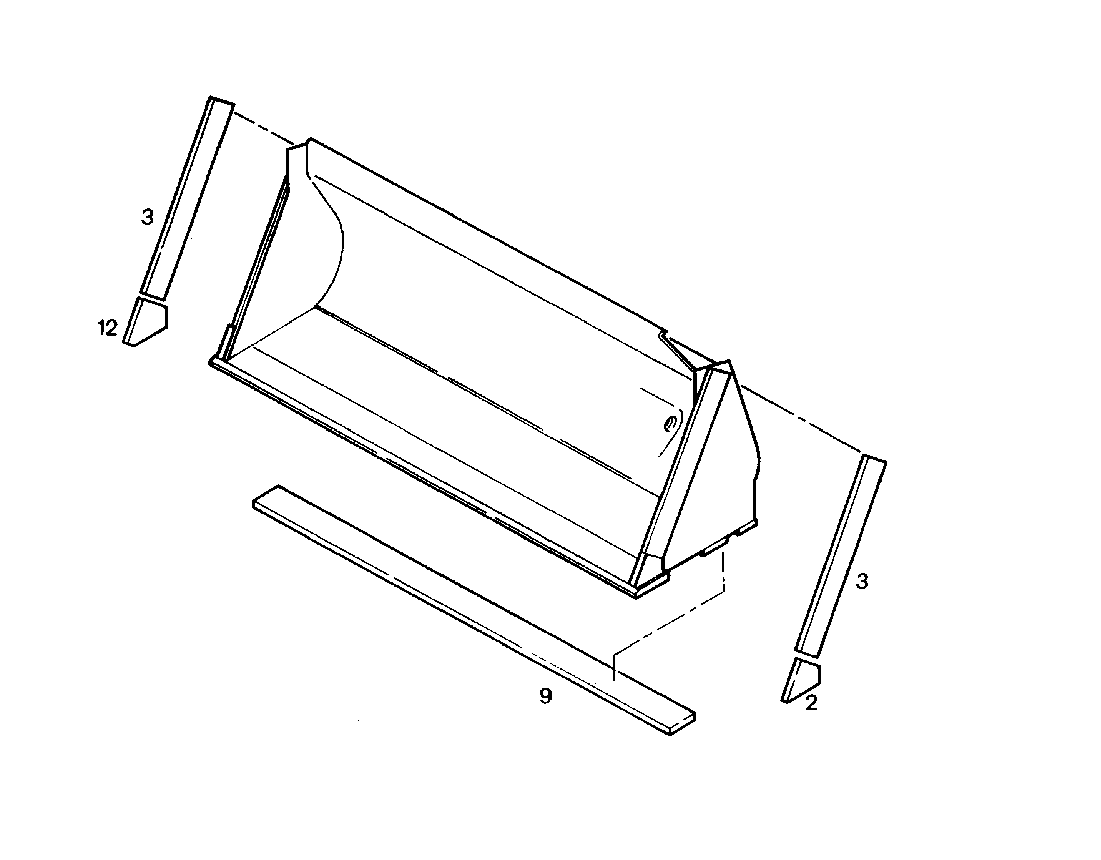 РЕЖУЩАЯ КРОМКА 9514288 LIEBHERR