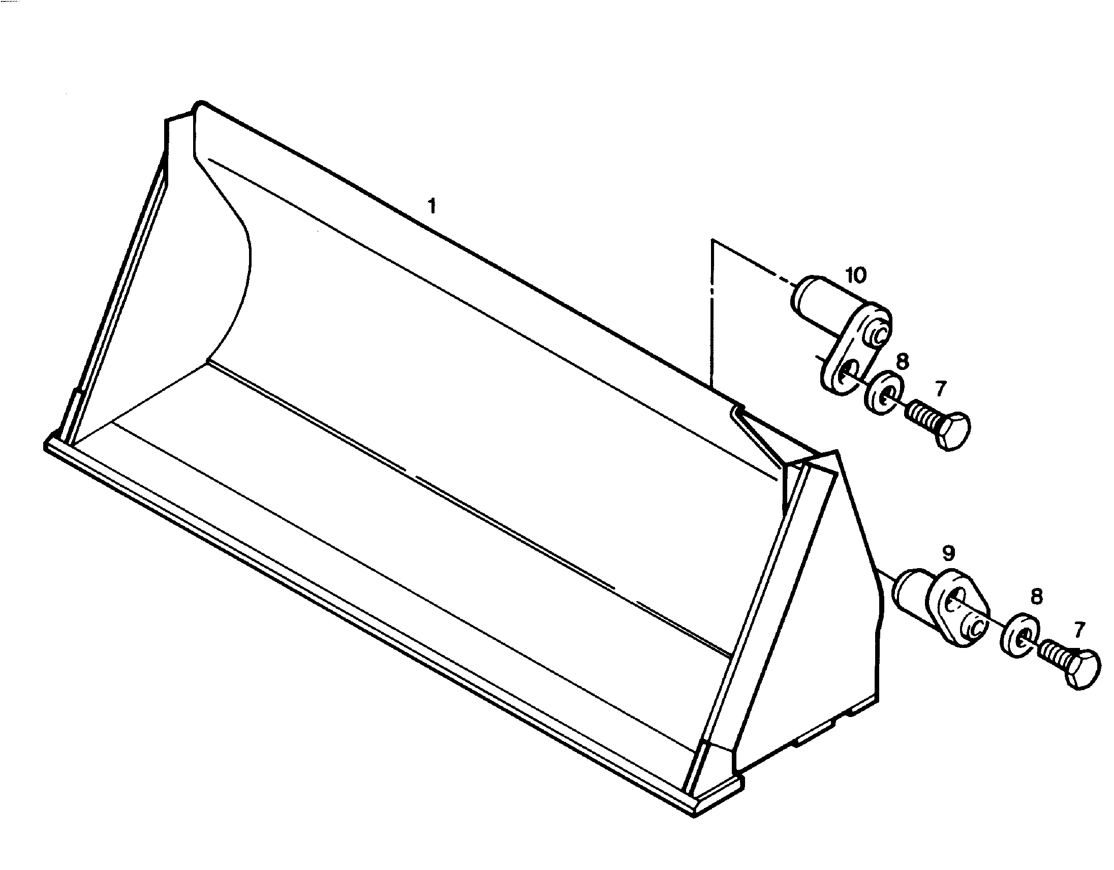 БОЛТ 70X195X165 9514204 LIEBHERR
