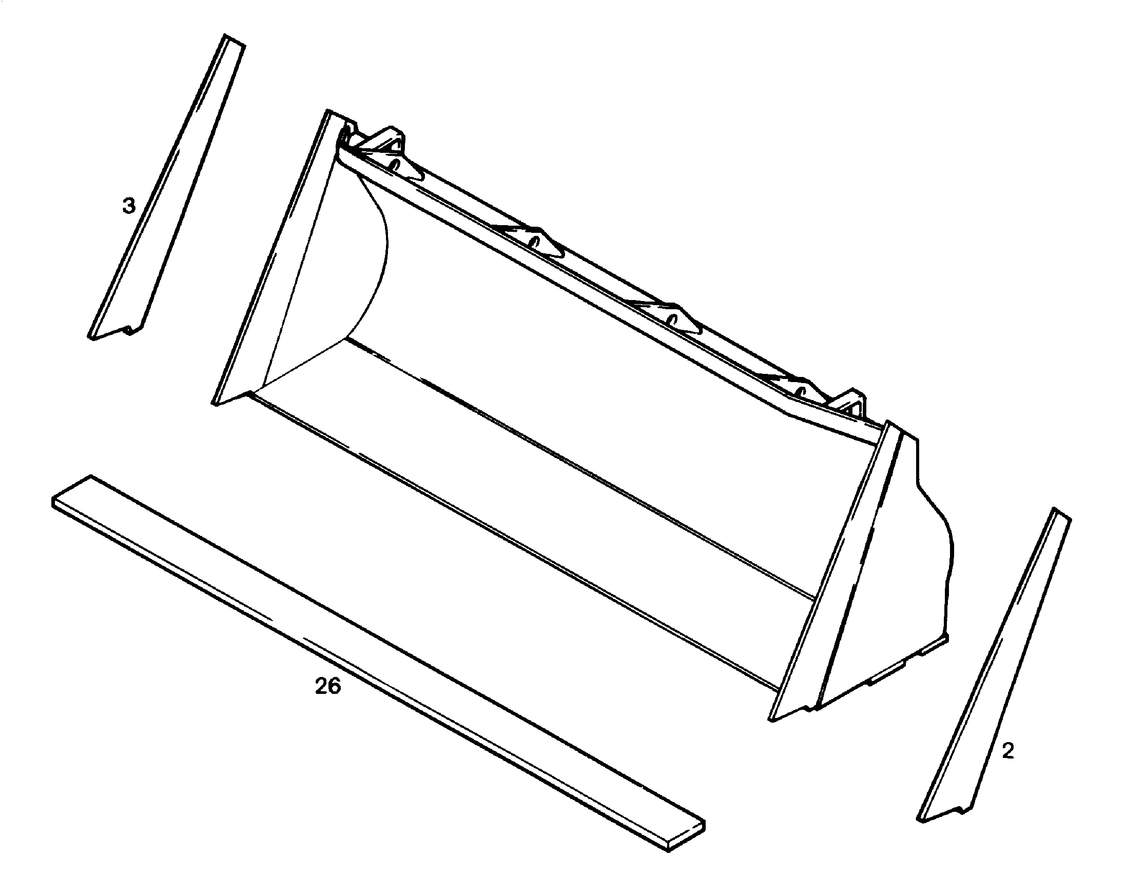 РЕЖУЩАЯ КРОМКА 9503794 LIEBHERR