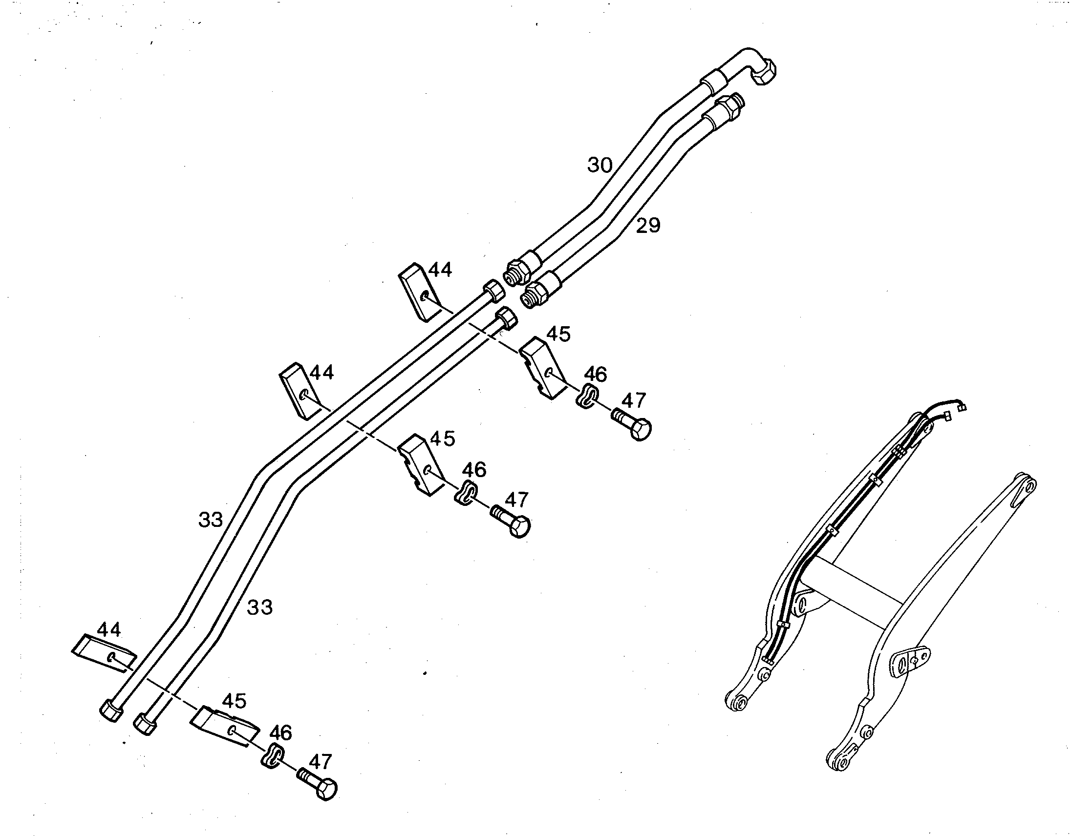 СКОБА ДЛЯ КРЕПЛЕНИЯ ТРУБЫ 10 10 9292201 LIEBHERR