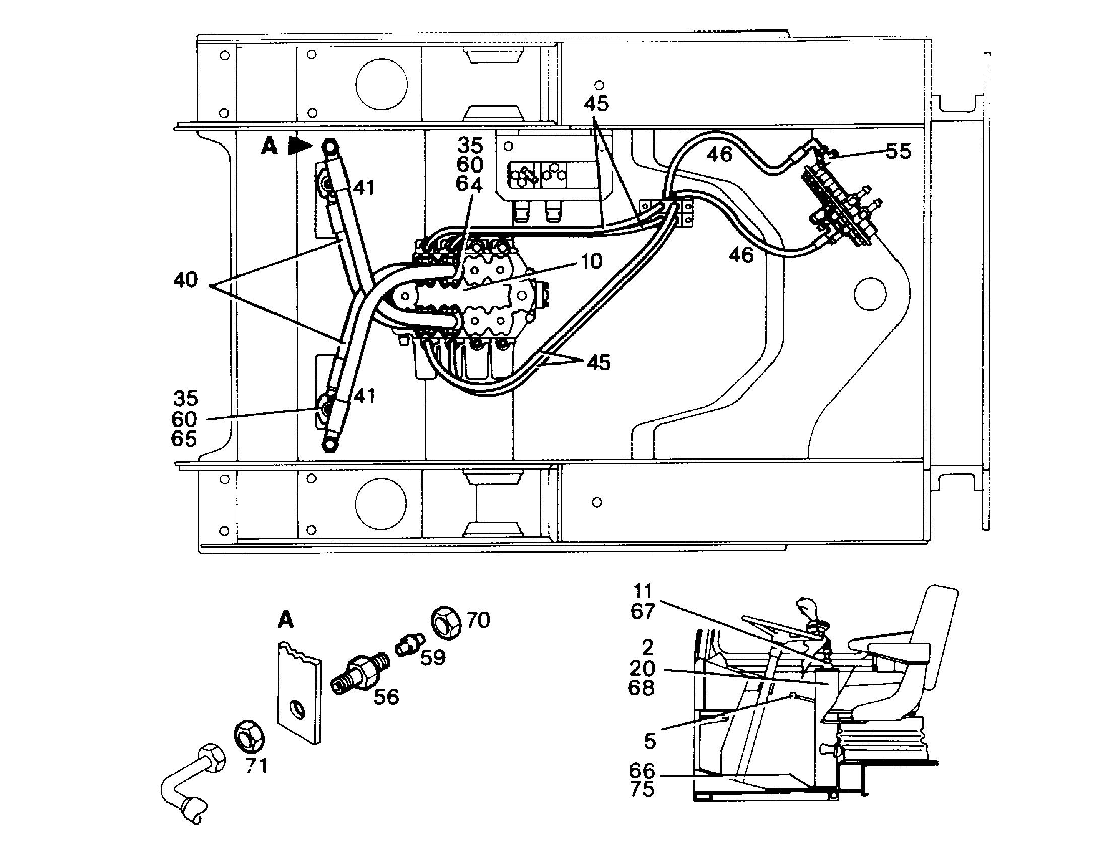 ШЛАНГ УПРАВЛЕНИЯ 8X1300 5604477 LIEBHERR