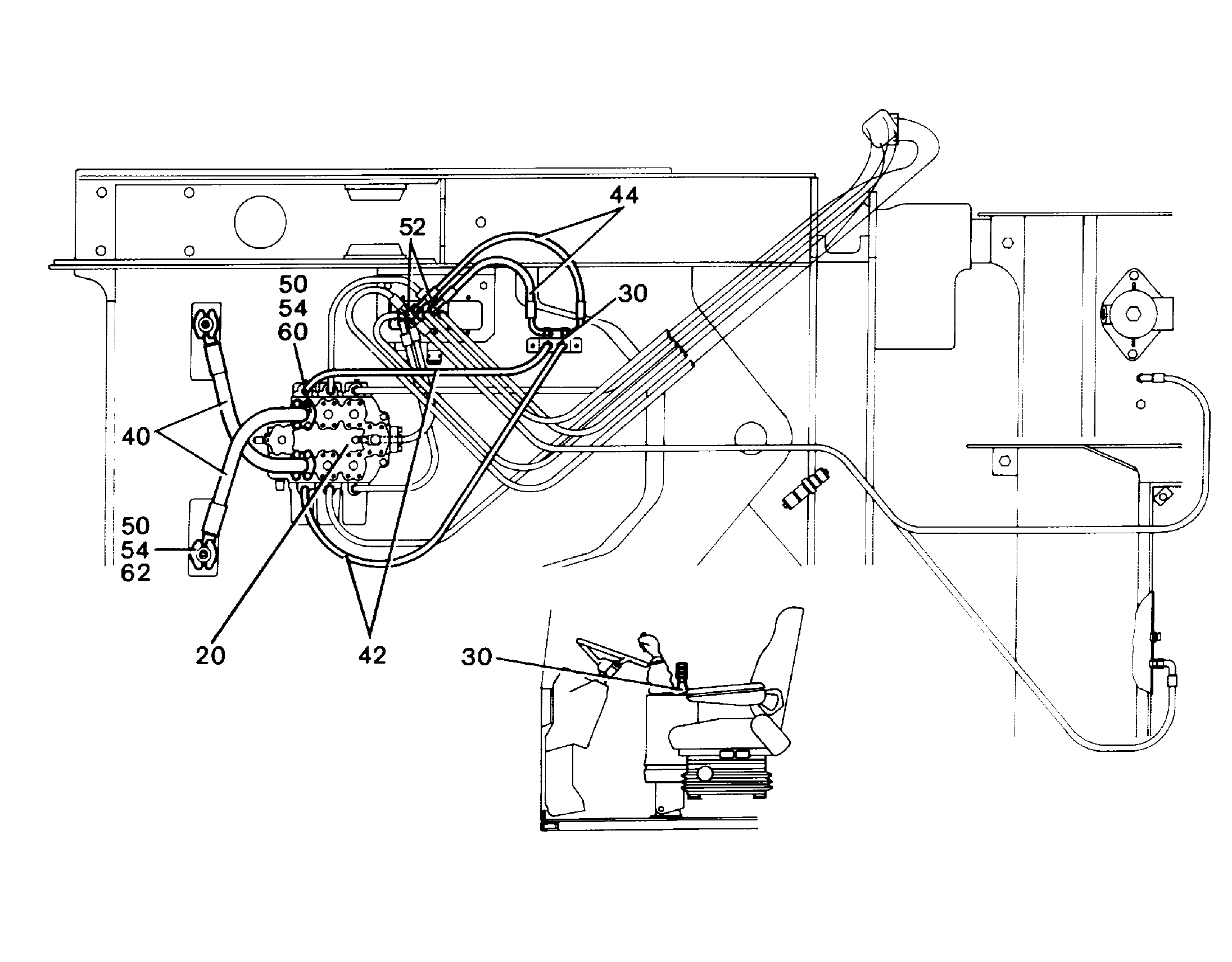 ШЛАНГ УПРАВЛЕНИЯ 8X1500 7003723 LIEBHERR