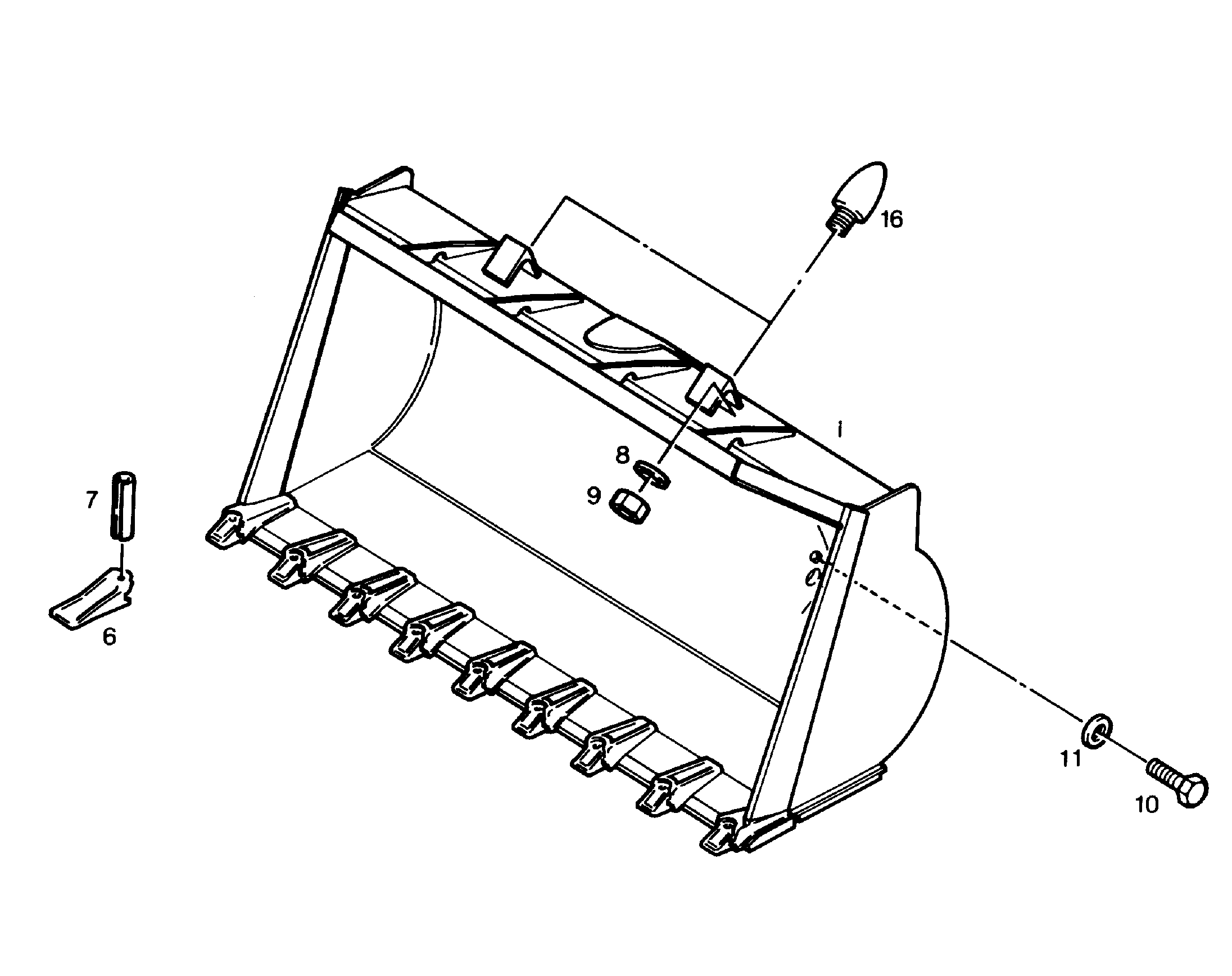 КОВШ 9509160 LIEBHERR