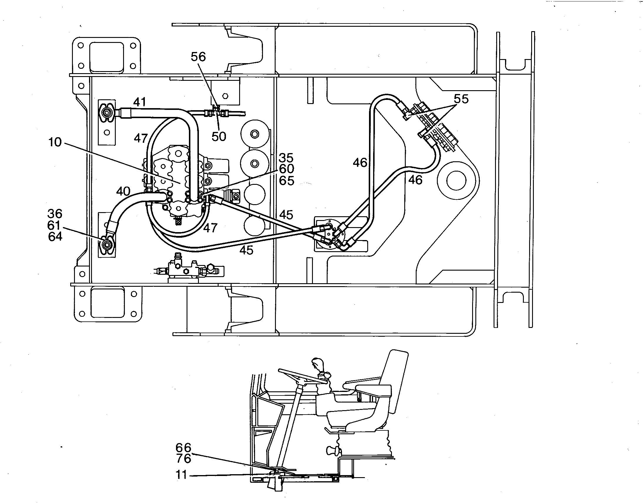 ШЛАНГ УПРАВЛЕНИЯ 8X900 7003684 LIEBHERR