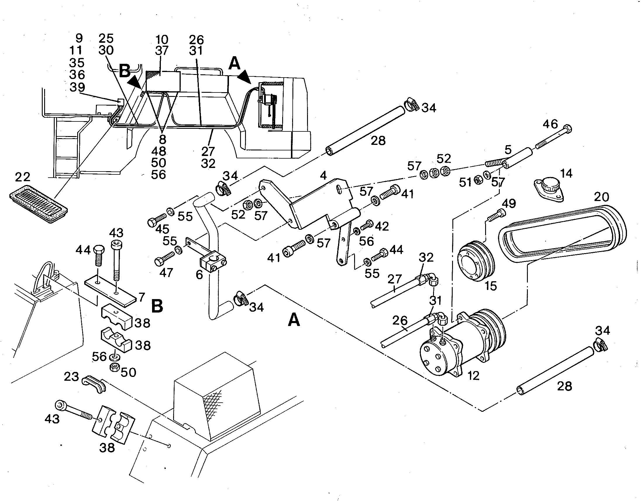 НАКЛАДКА СОЕДИНИТЕЛЬНАЯ 9514518 LIEBHERR