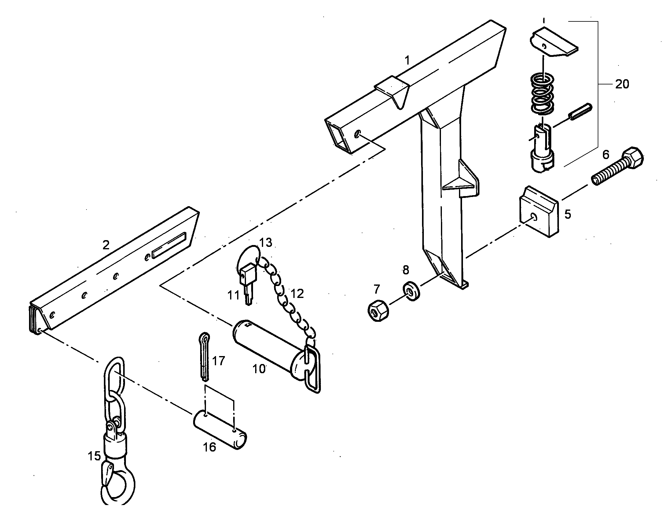 ШПИЛЬКА 6,3X56 4330034 LIEBHERR