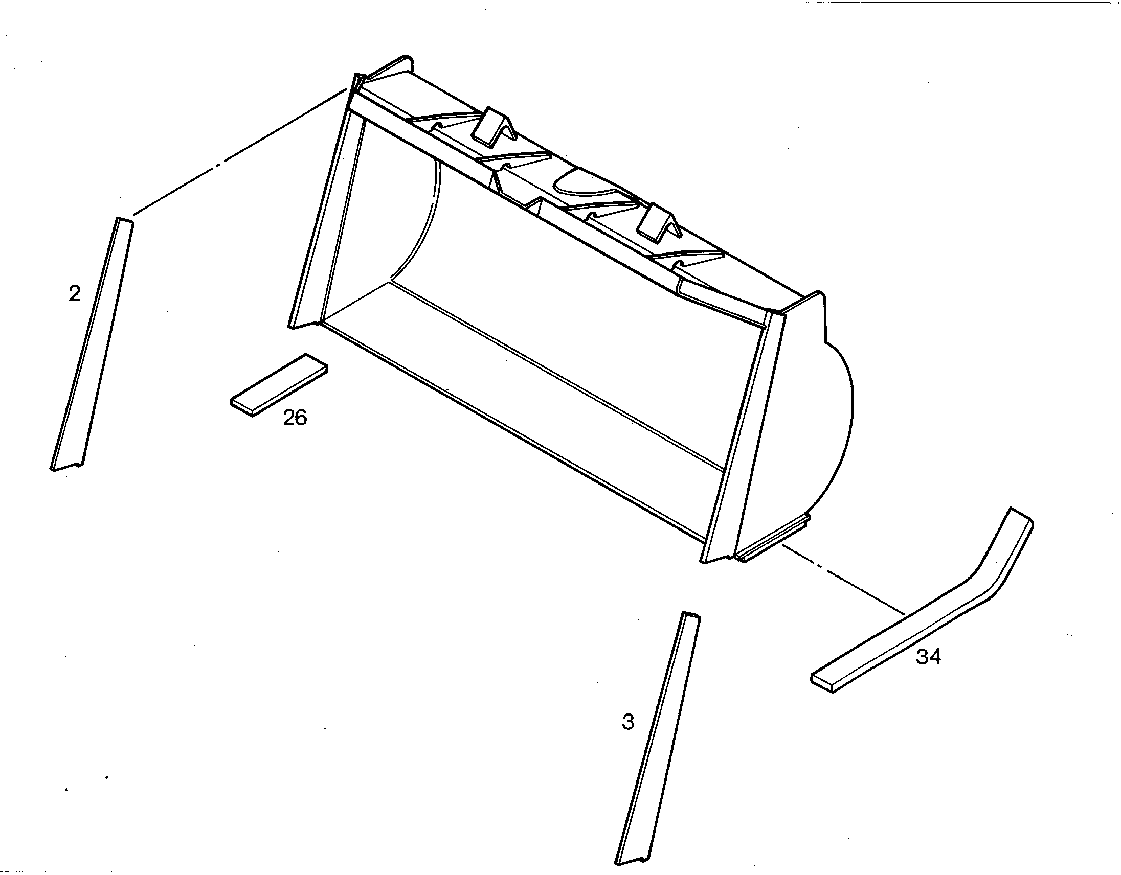 РЕЖУЩАЯ КРОМКА 9508117 LIEBHERR