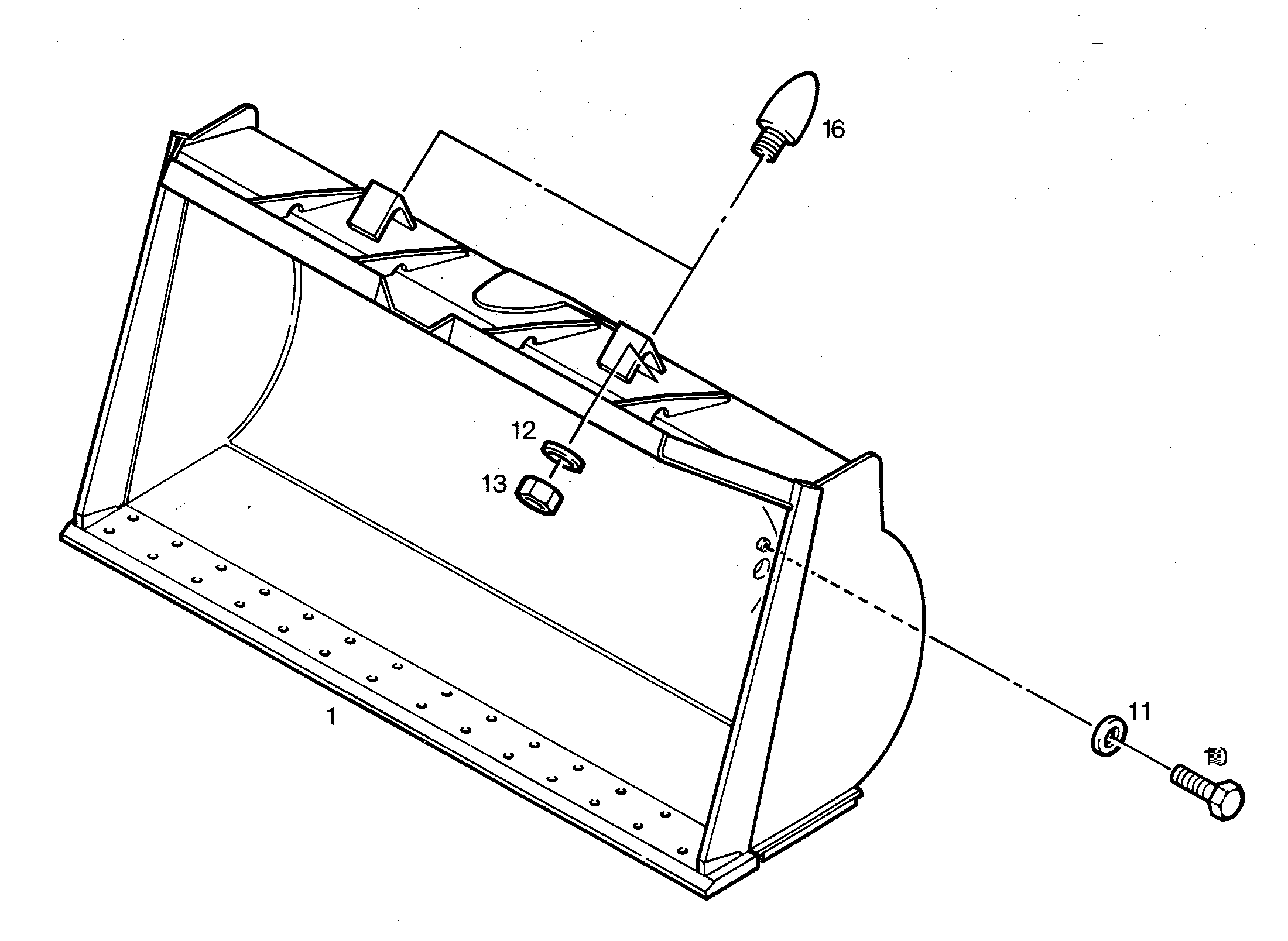 КОВШ 9507604 LIEBHERR