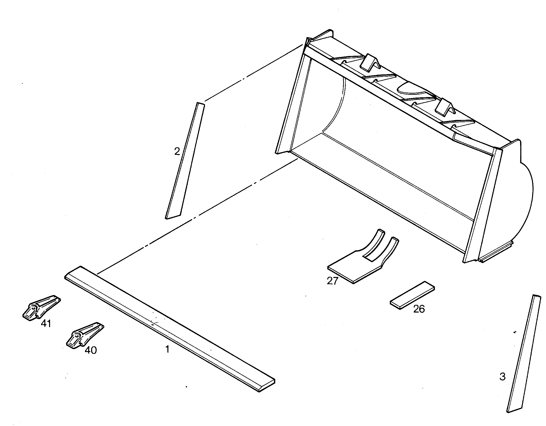 РЕЖУЩАЯ КРОМКА 9503972 LIEBHERR
