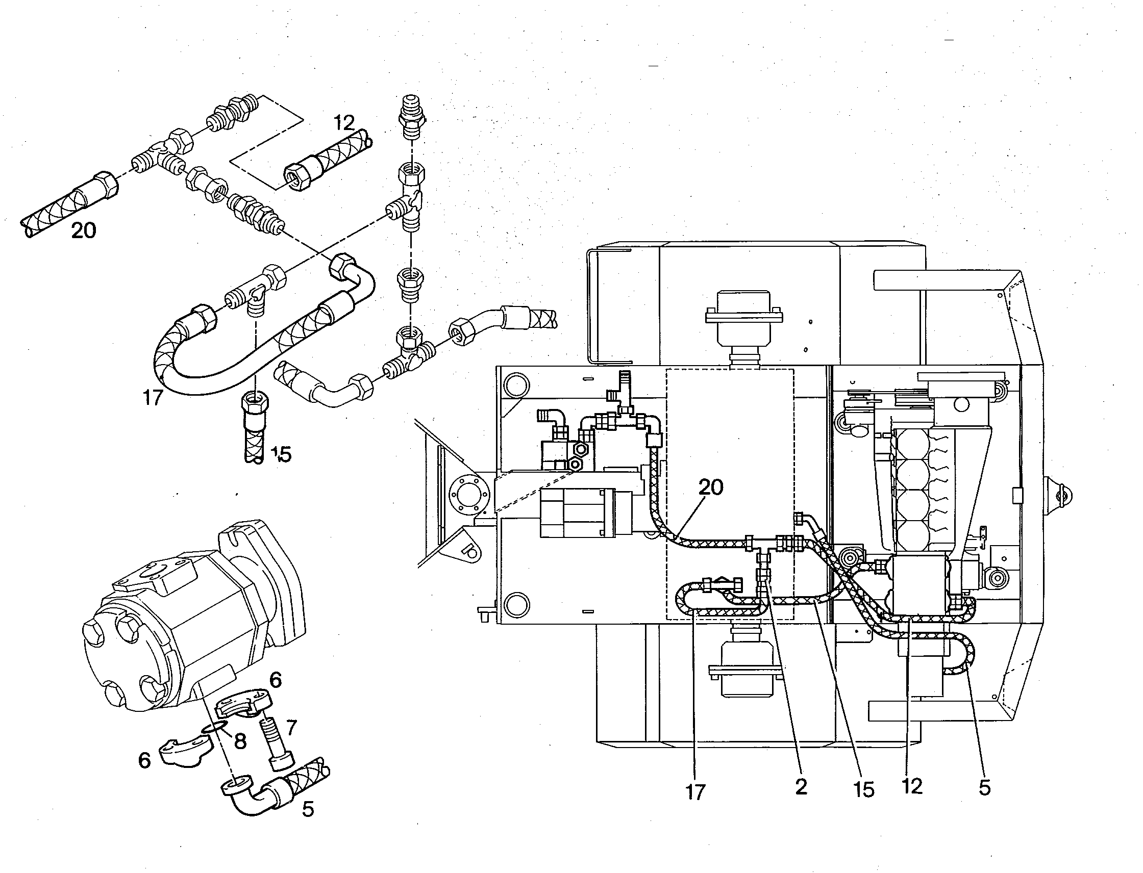 ПОЛУФЛАНЕЦ SAE 1 1/2' CODE61 10286362 LIEBHERR