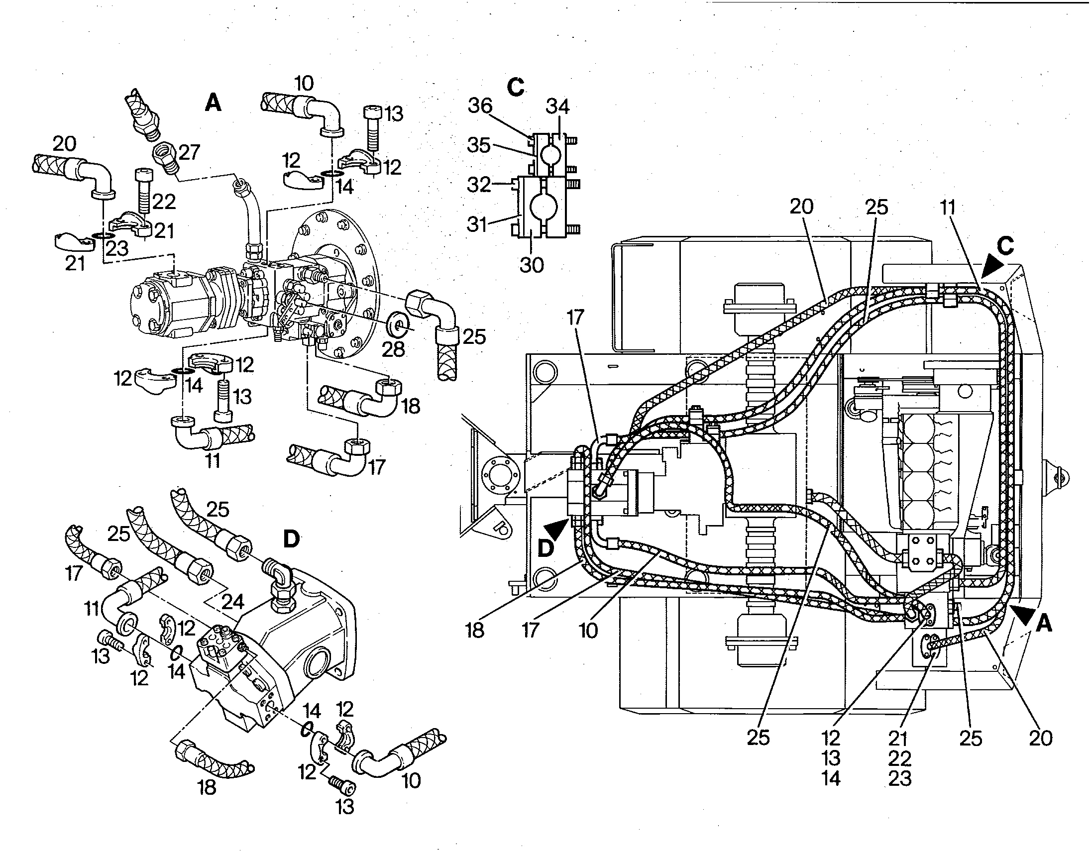 КЛЕММА ПОЛОВИННАЯ DIN 3015-1 L 4 G 30 PP SW 7008584 LIEBHERR