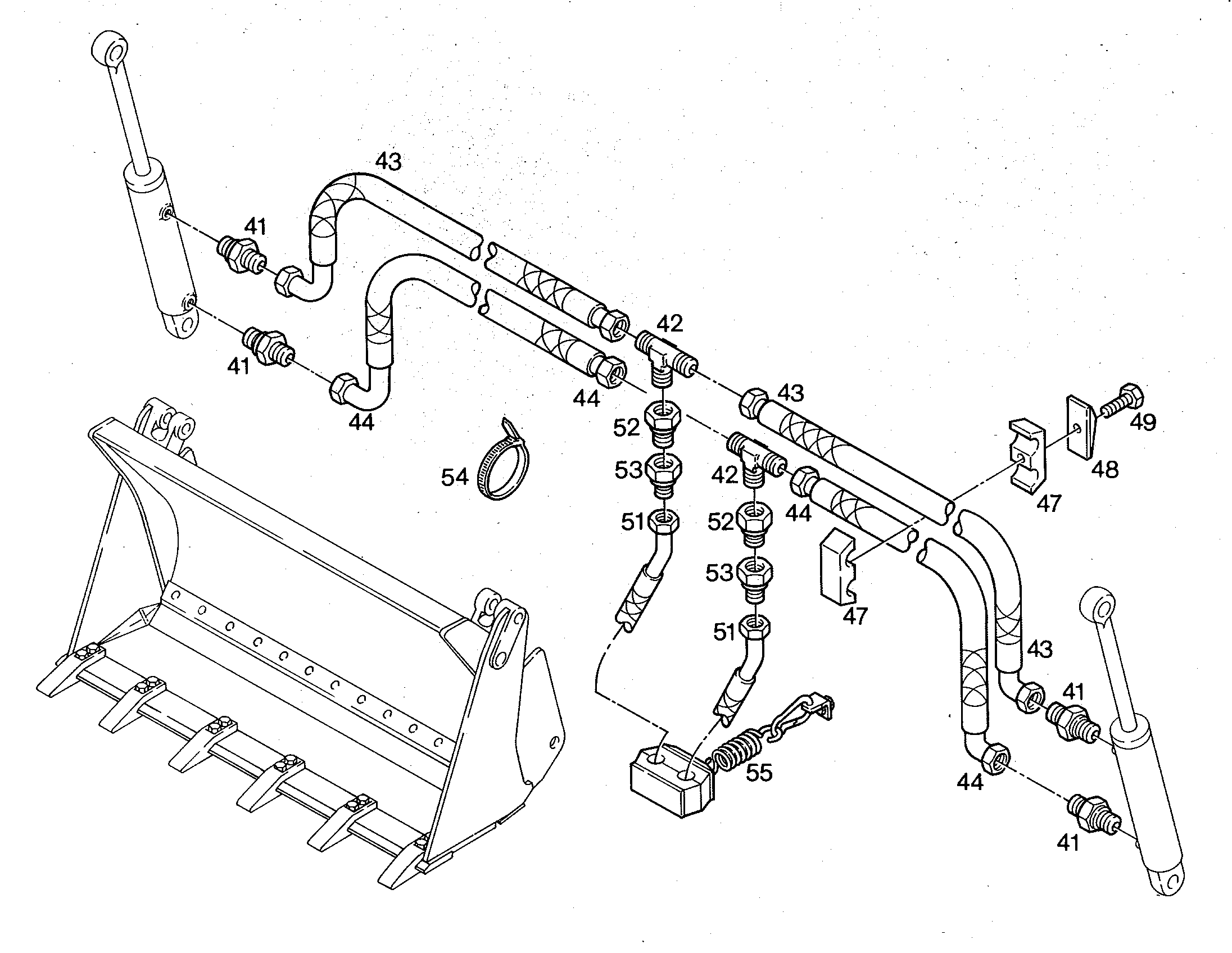 ШЛАНГ 8X1270 7616628 LIEBHERR