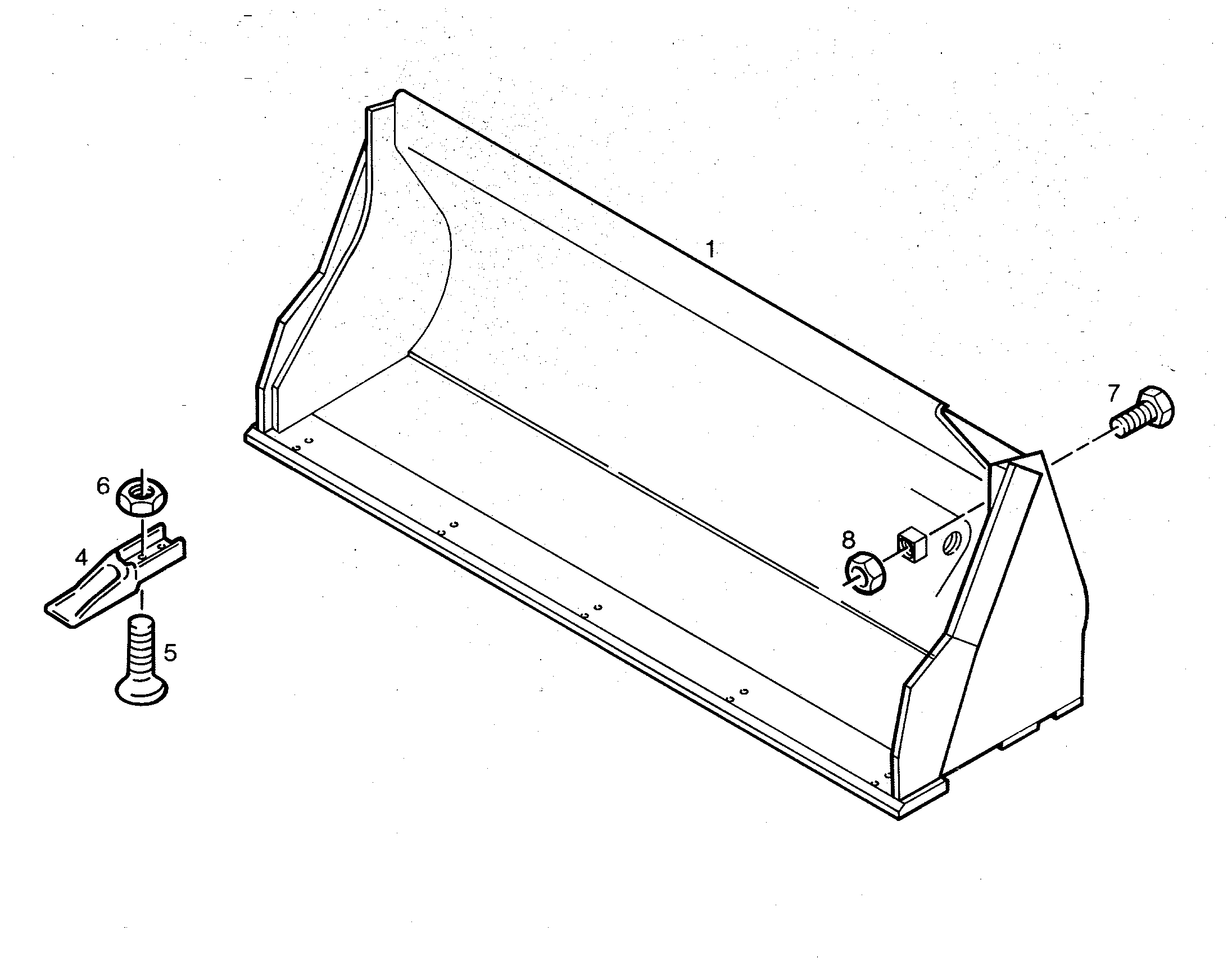 КОВШ 9508570 LIEBHERR