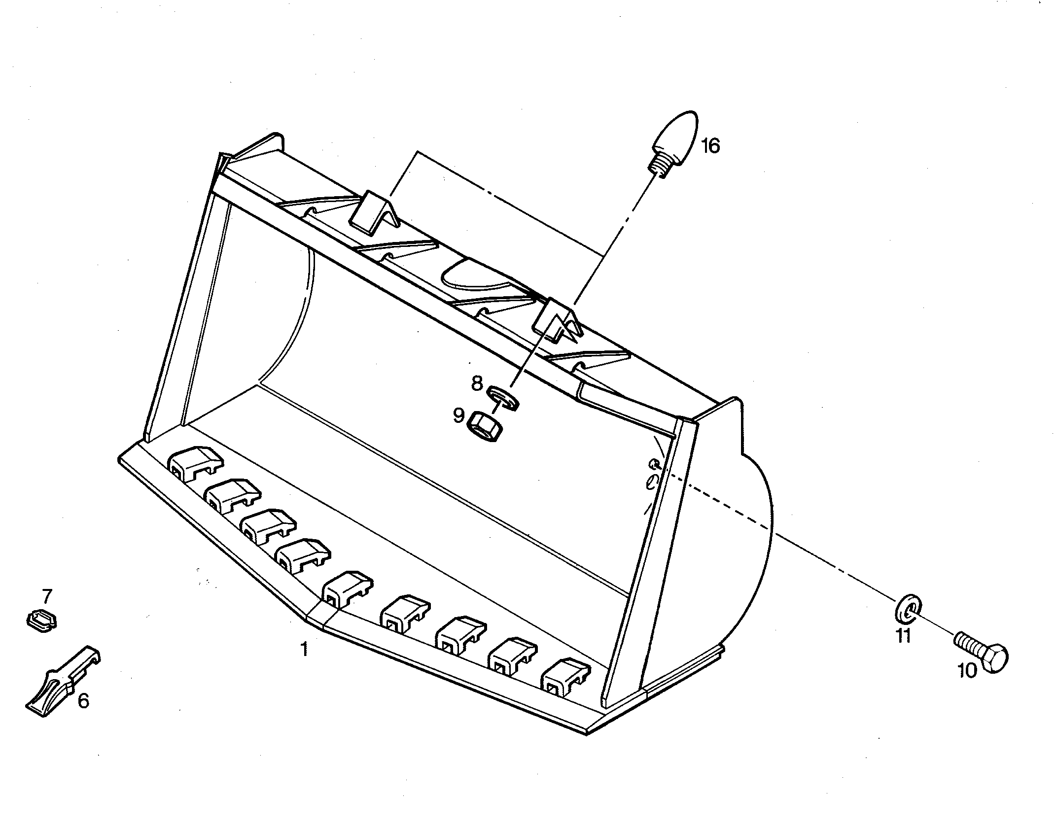 КОВШ 9505494 LIEBHERR