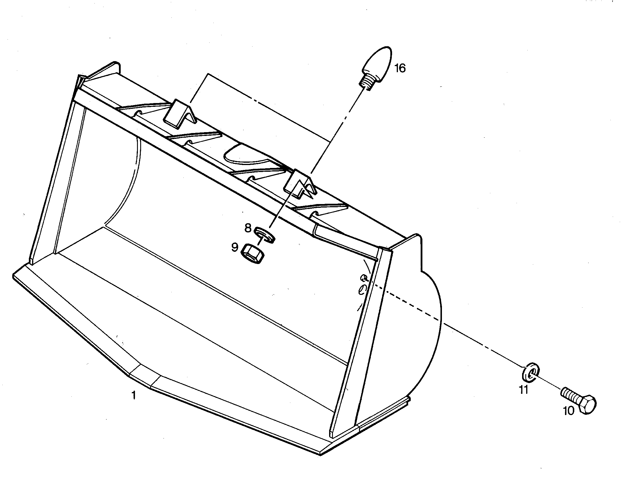 КОВШ 9509339 LIEBHERR