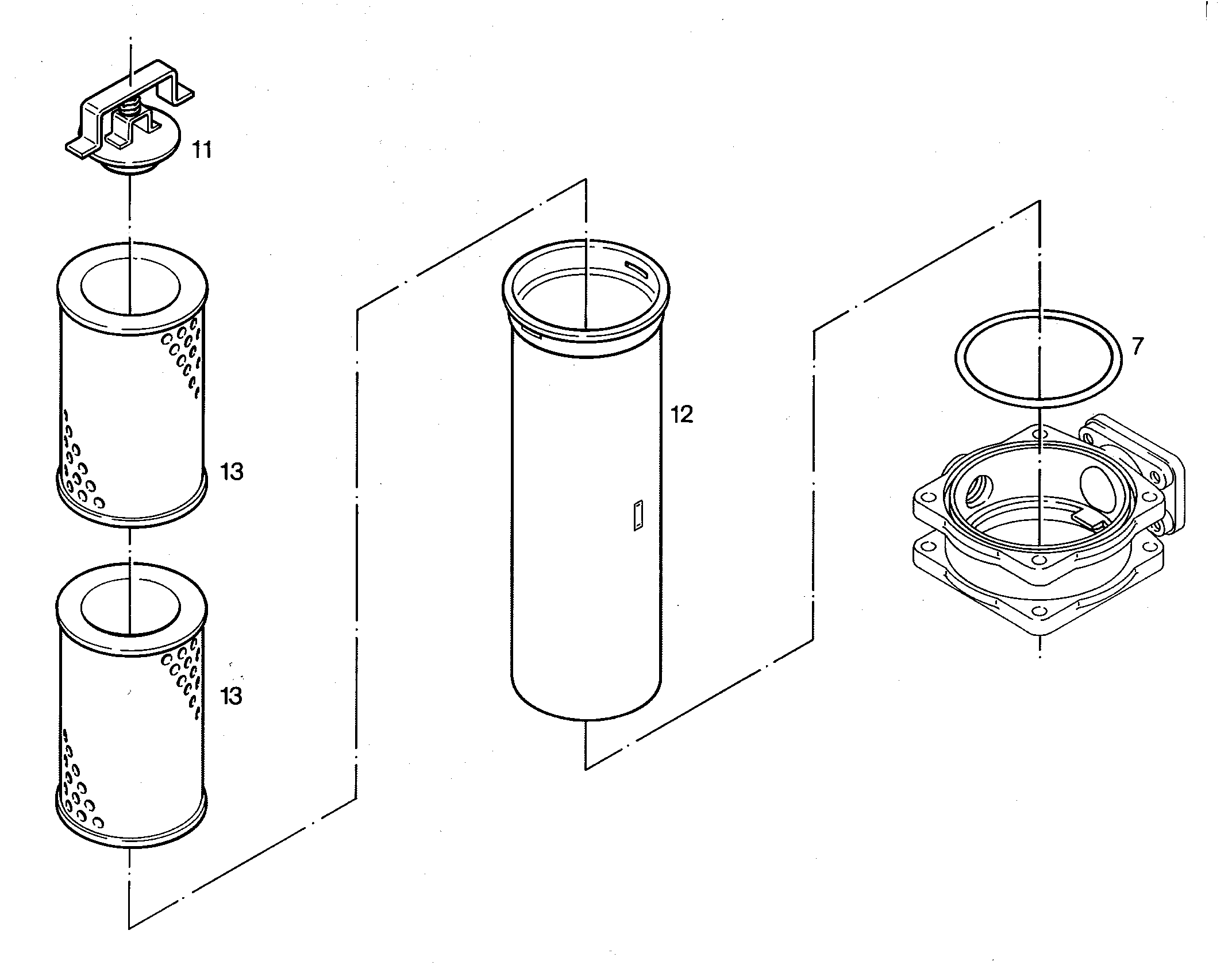 ФИЛЬТРУЮЩИЙ ЭЛЕМЕНТ 10µm 7618260 LIEBHERR