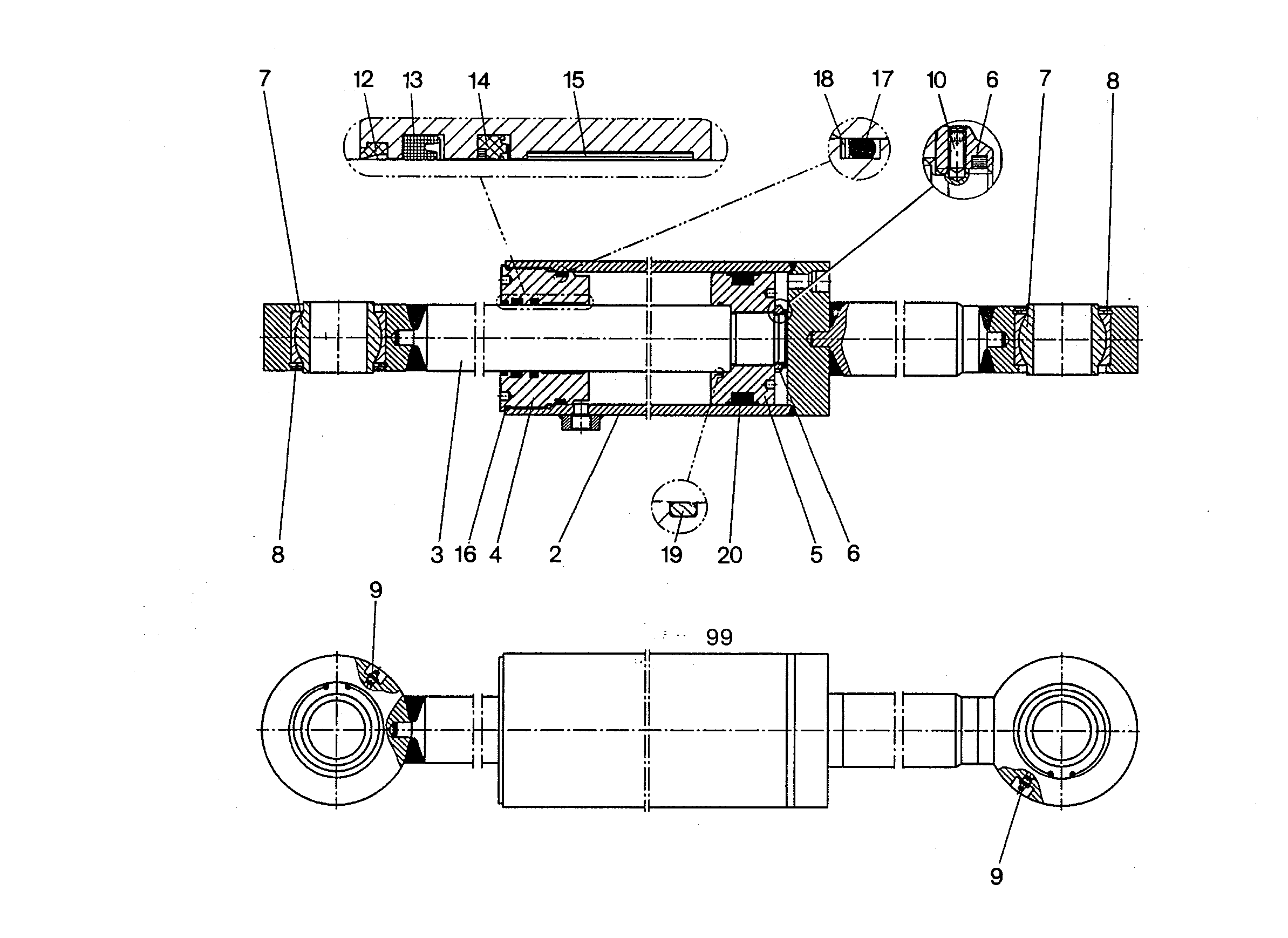 ГАЙКА ШЛИЦЕВАЯ 7618970 LIEBHERR