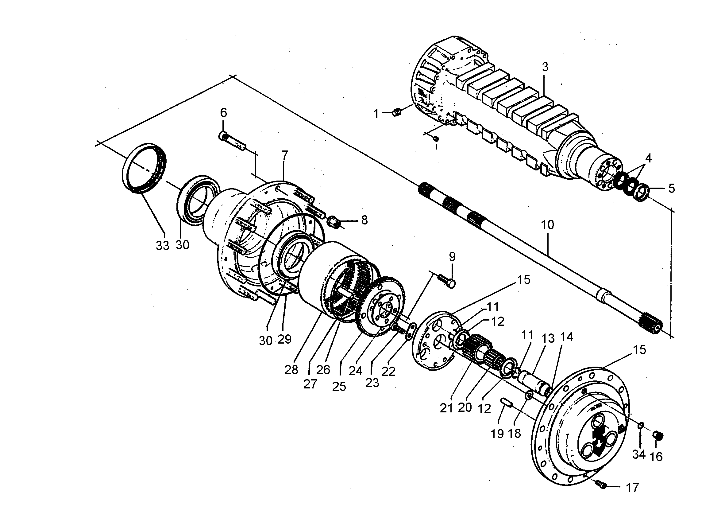 ПРУЖИННОЕ СТОПОРНОЕ КОЛЬЦО DIN 7993 B 45 4635230 LIEBHERR