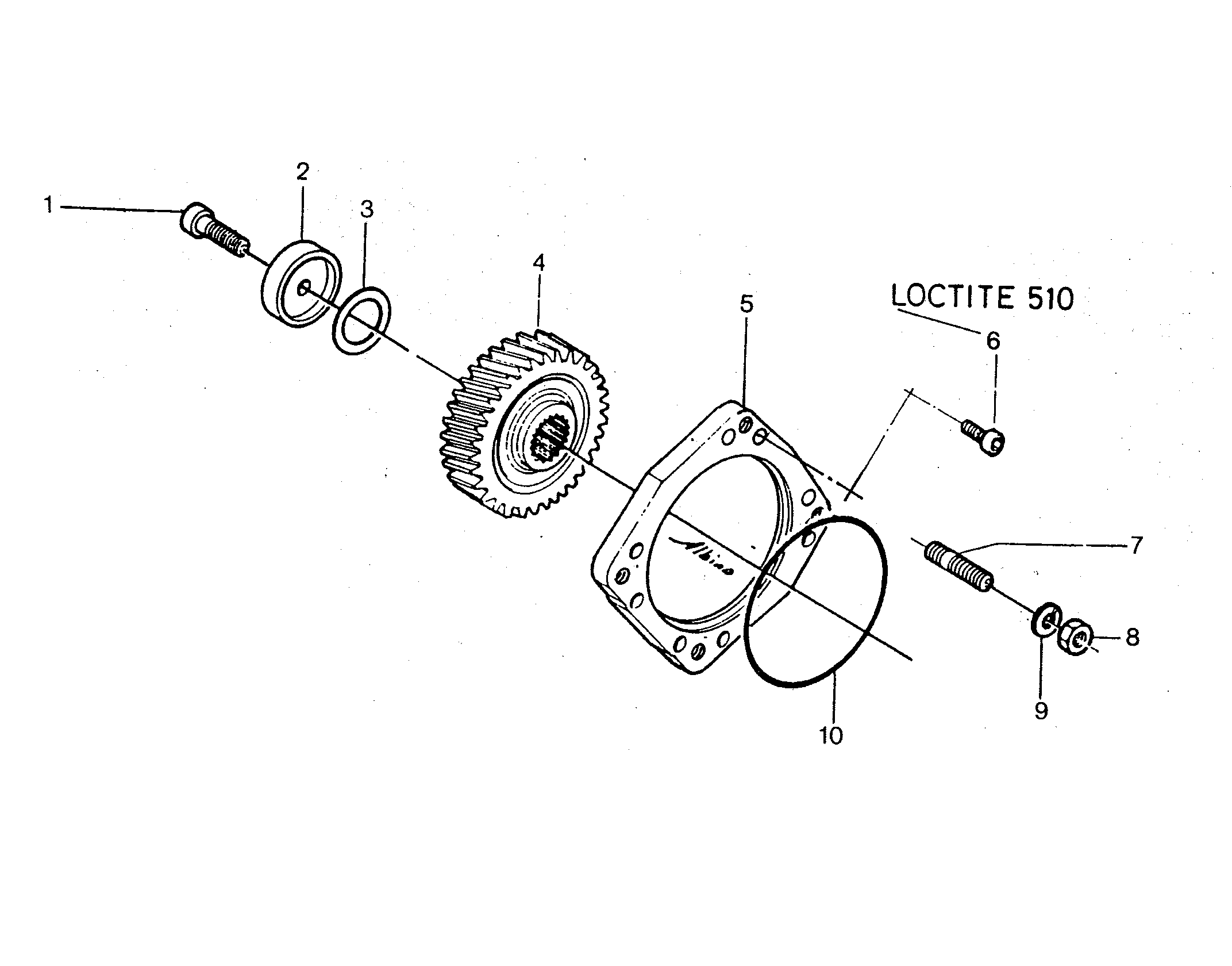 КОЛЕСО ЗУБЧАТОЕ 7618489 LIEBHERR