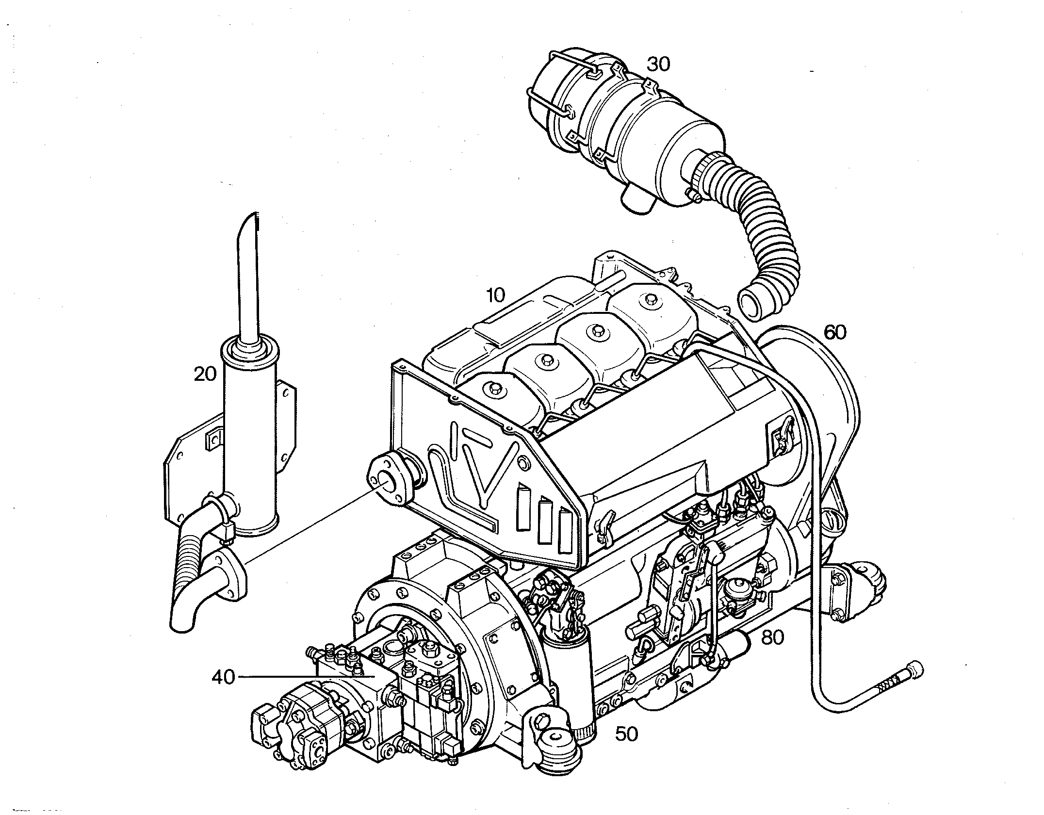 ДВИГАТЕЛЬ ДИЗЕЛЬНЫЙ BF4L913 5715997 LIEBHERR