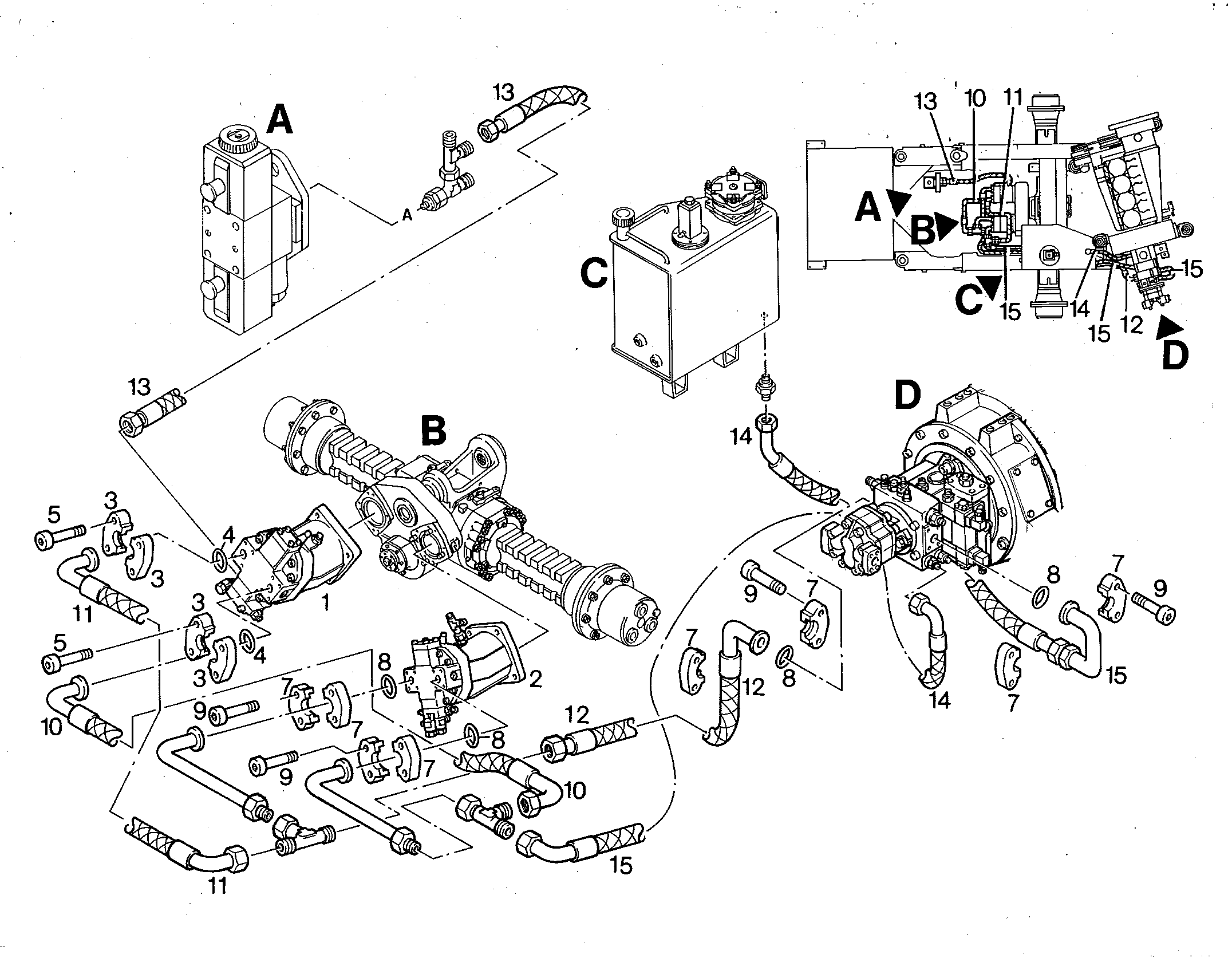ШЛАНГ УПРАВЛЕНИЯ 8X750 7405344 LIEBHERR