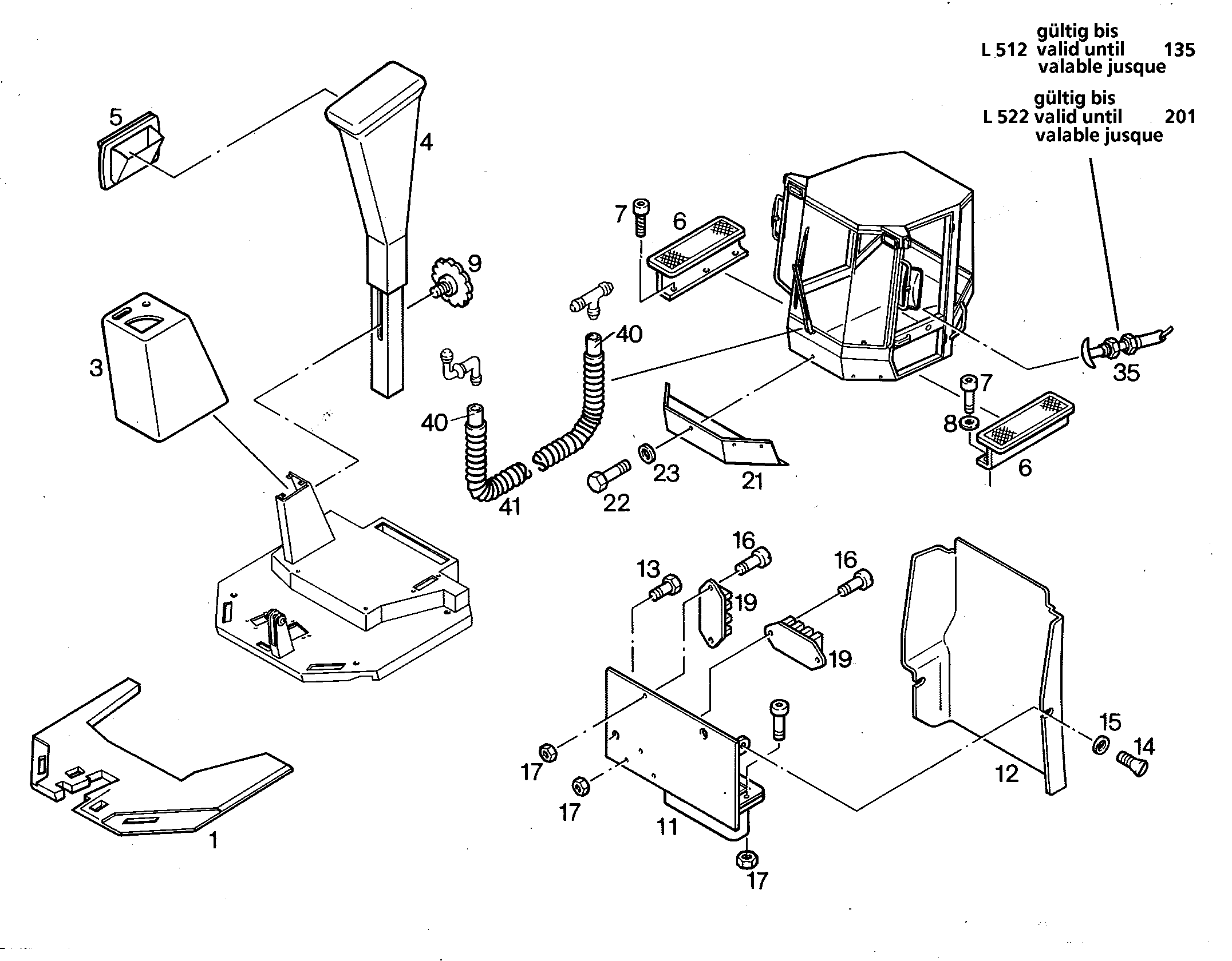 ПОДЛОКОТНИК 9517141 LIEBHERR
