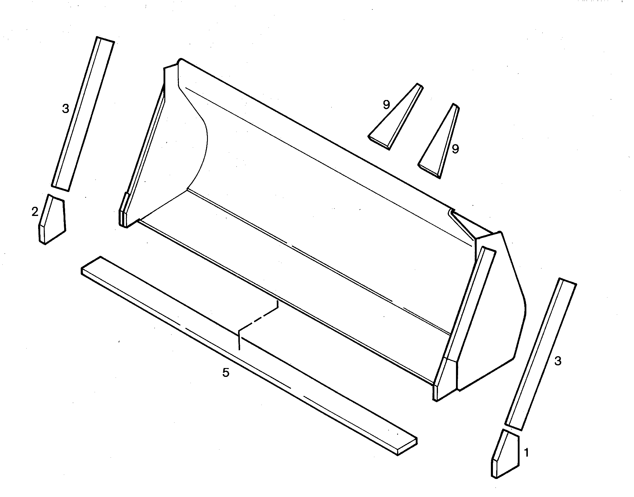 РЕЖУЩАЯ КРОМКА 9509362 LIEBHERR