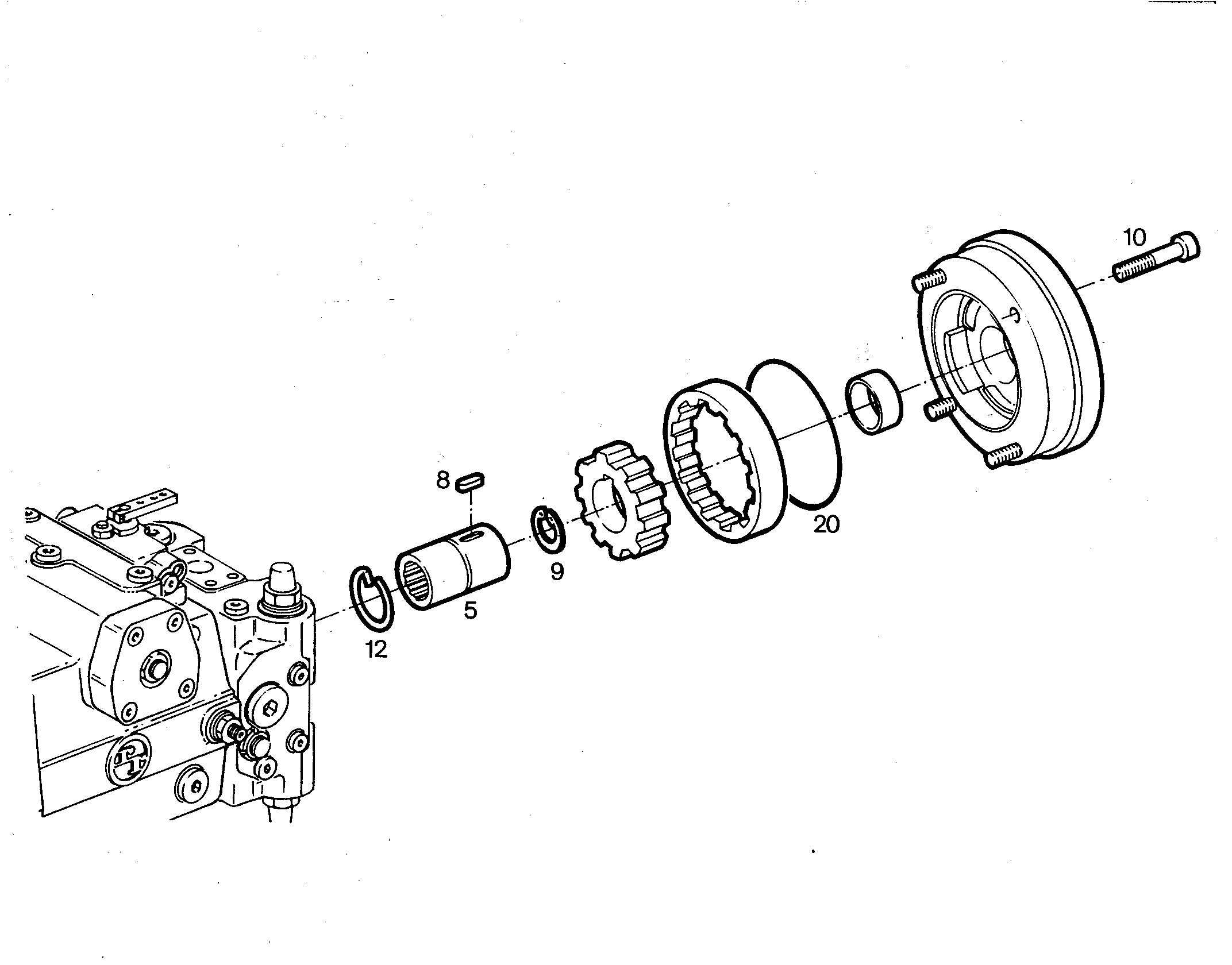 ПРУЖИННОЕ СТОПОРНОЕ КОЛЬЦО DIN 7993 A 38 4635246 LIEBHERR