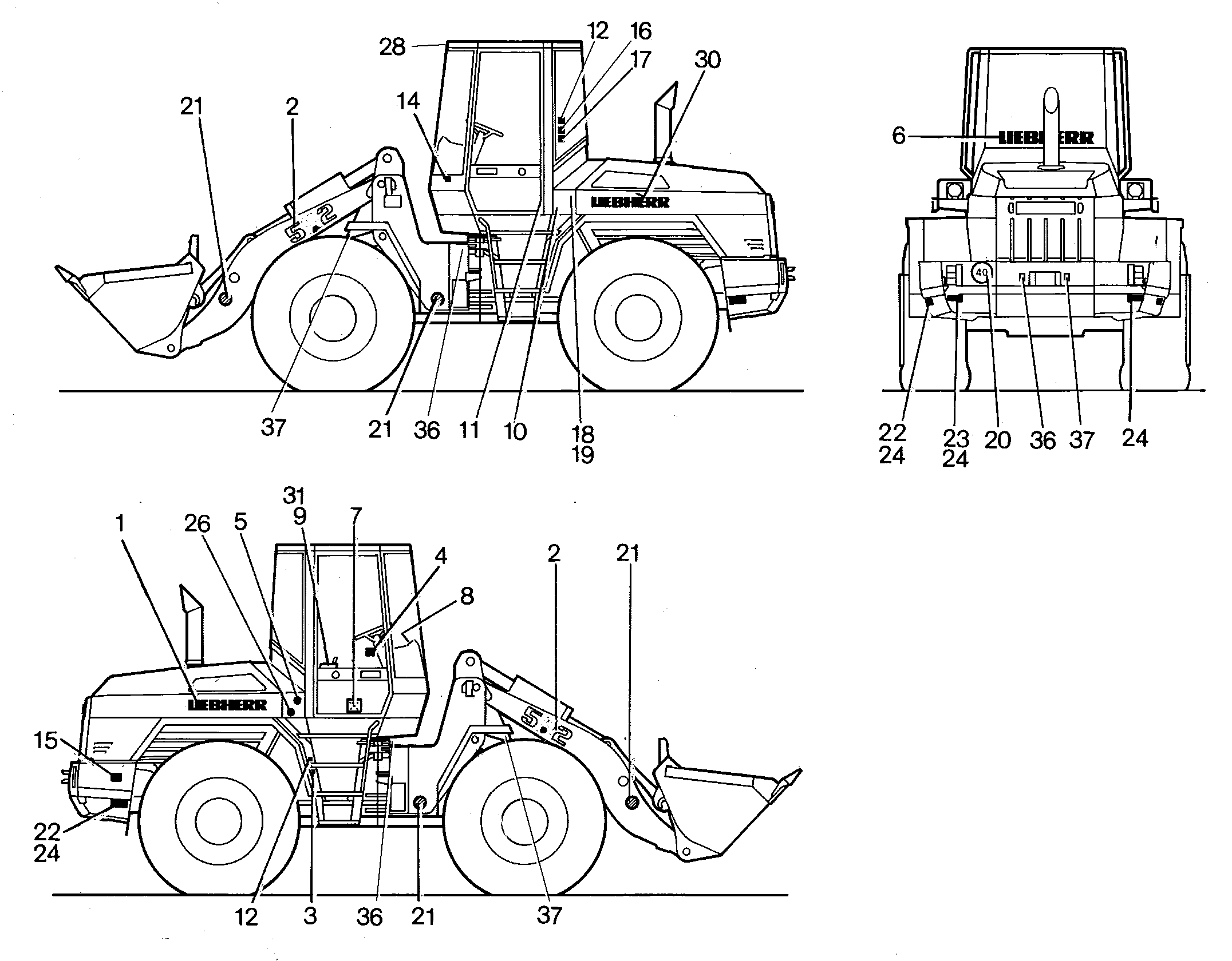 ТАБЛИЧКА SCHMIERPLAN 8450334 LIEBHERR