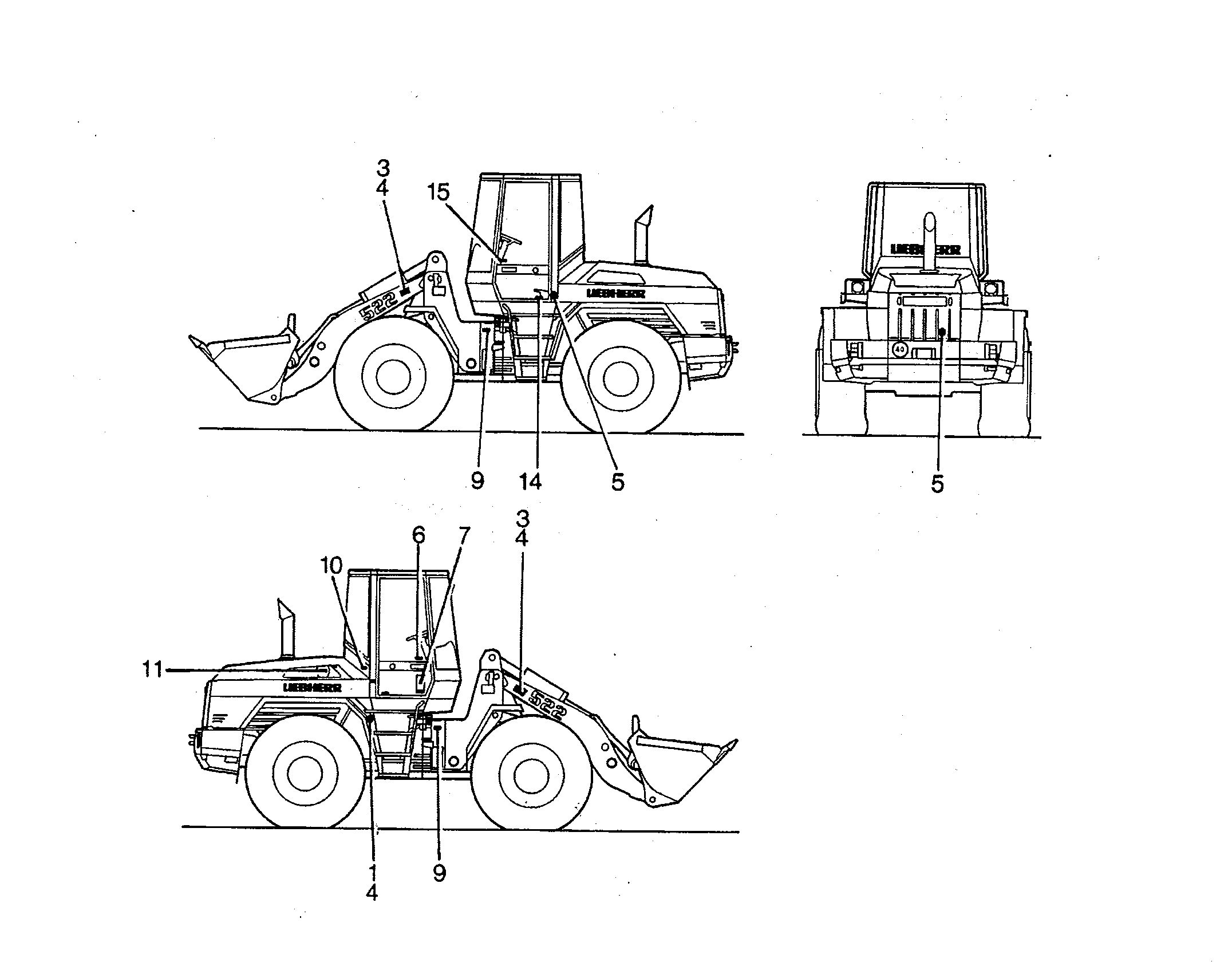 ТАБЛИЧКА OELKUEHLER 115mmX64mm 9518462 LIEBHERR