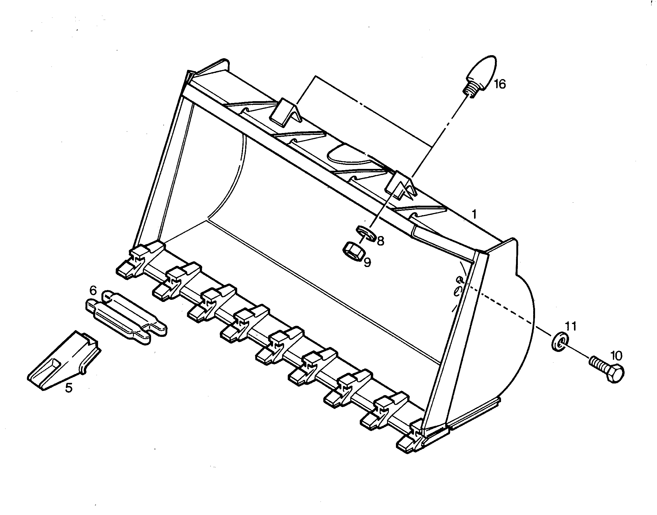 КОВШ 9651789 LIEBHERR