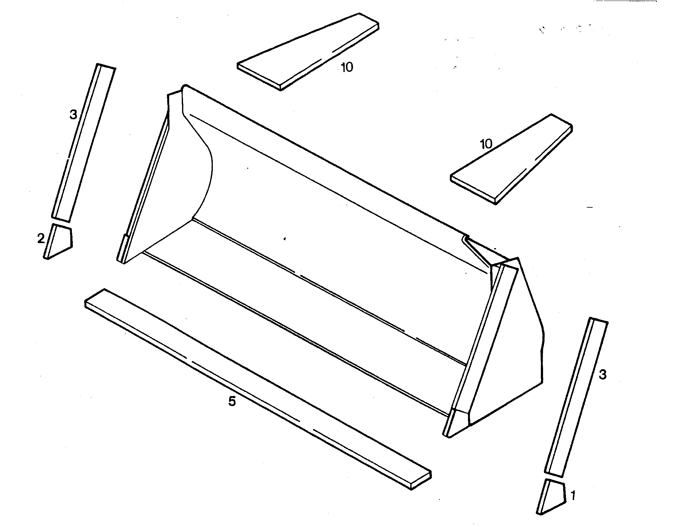 РЕЖУЩАЯ КРОМКА 9509448 LIEBHERR