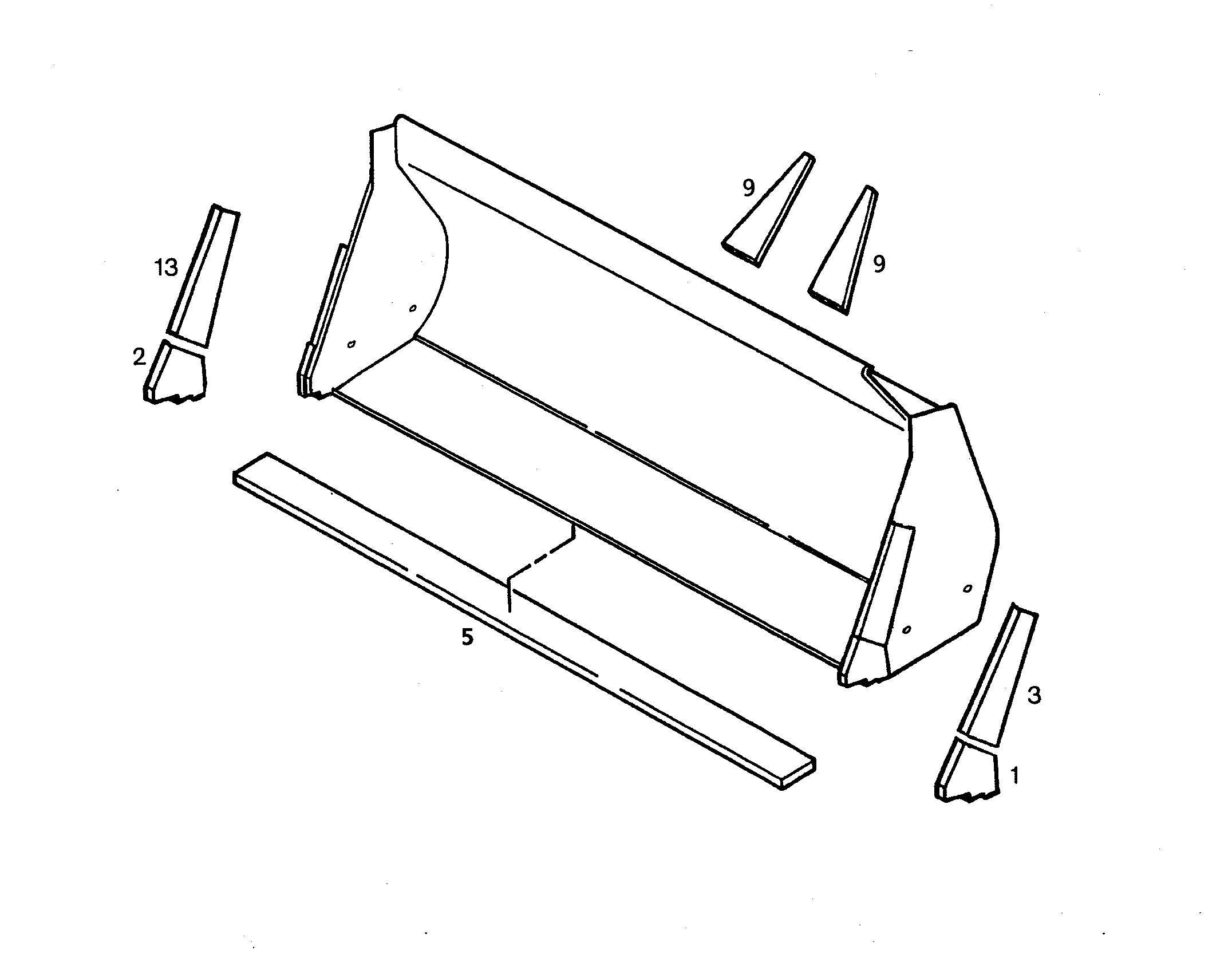 РЕЖУЩАЯ КРОМКА 9509375 LIEBHERR