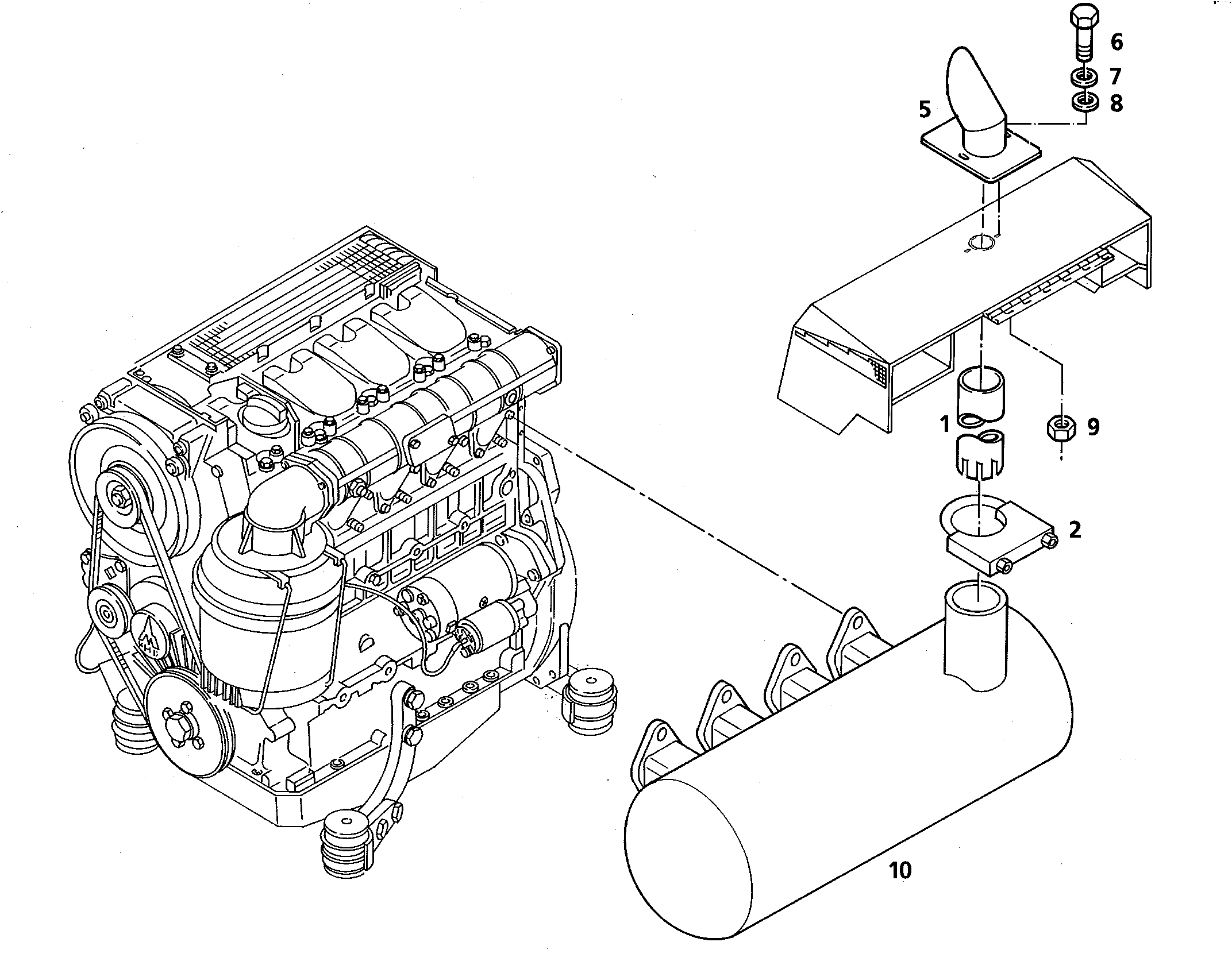 ДЕРЖАТЕЛЬ ГАЙКИ M8 10875858 LIEBHERR