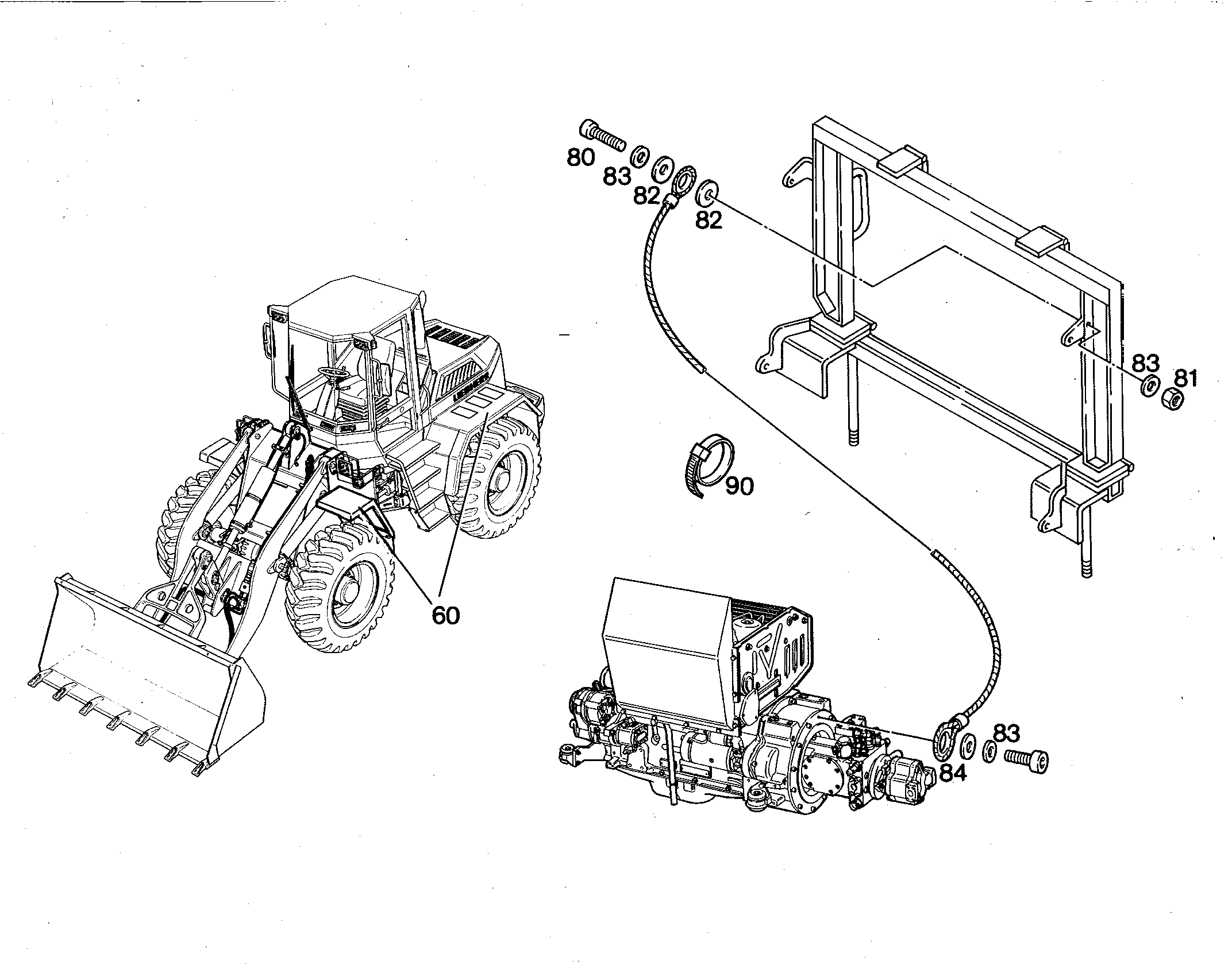 МОНТАЖ ЗАЩИТНЫЕ ПЛАСТИНЫ 9653926 LIEBHERR